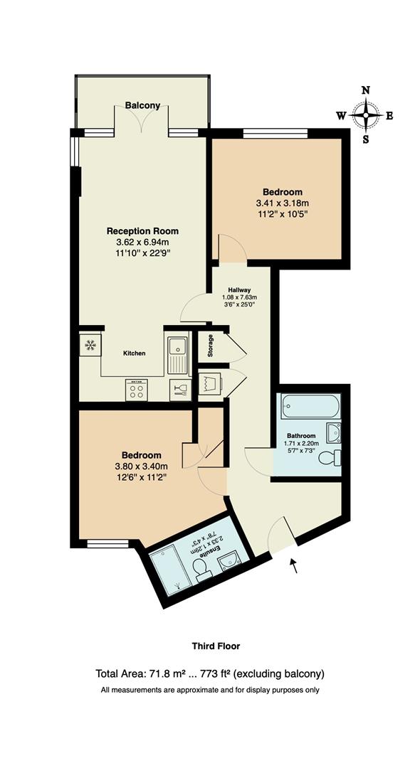 Flat 15, City Mill Apartments, Lee Street, Haggerston floorplan