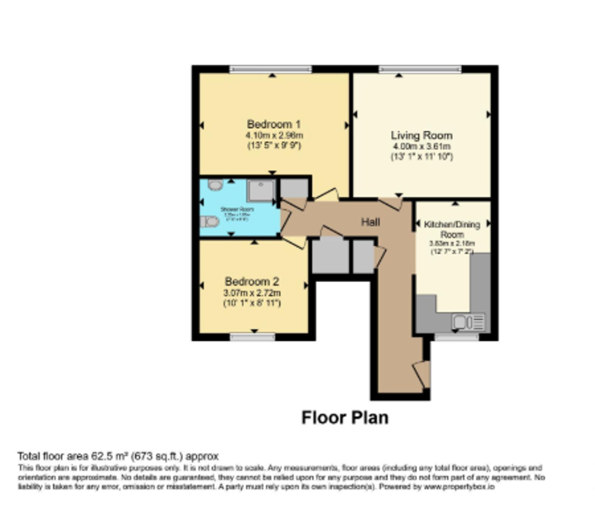 Flat 4, Chalfont Court Bracken Lane, Southampton floorplan