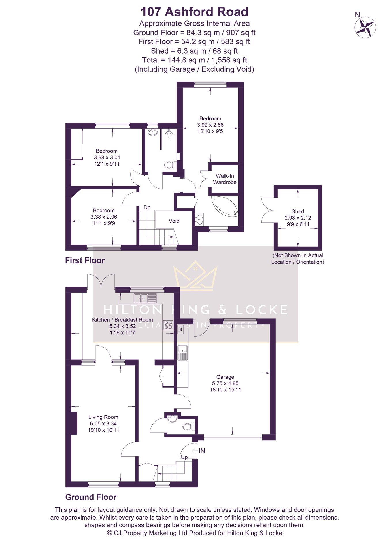 107, Ashford Road, Iver Heath floorplan