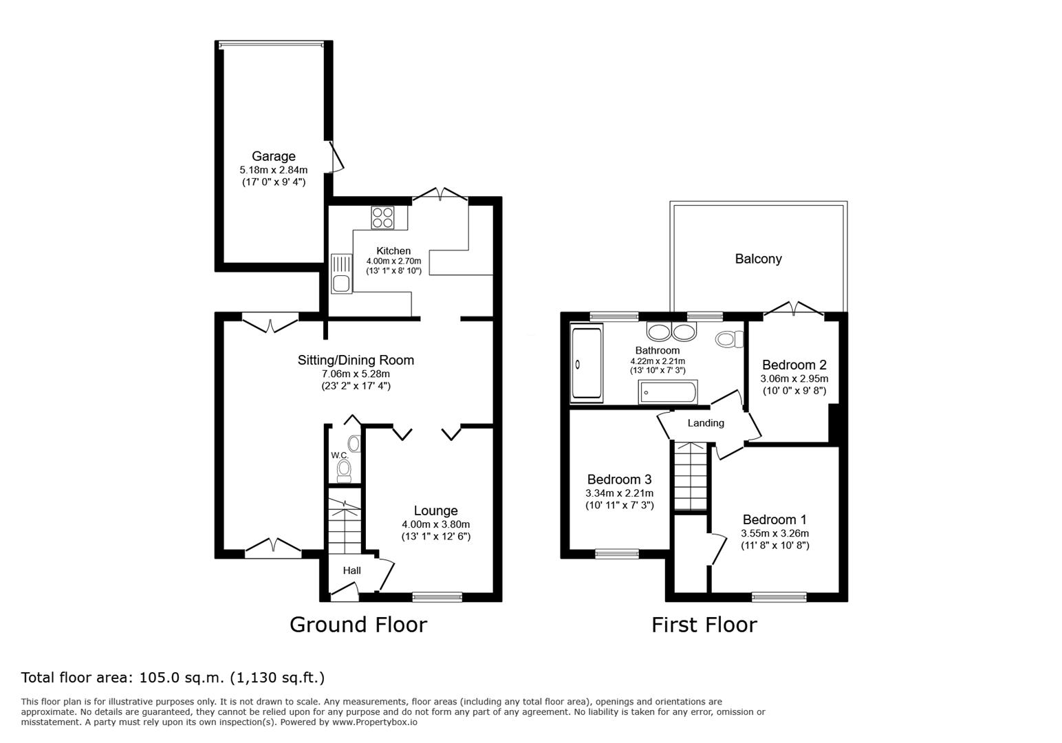 20, Heathy Lane, Halifax floorplan