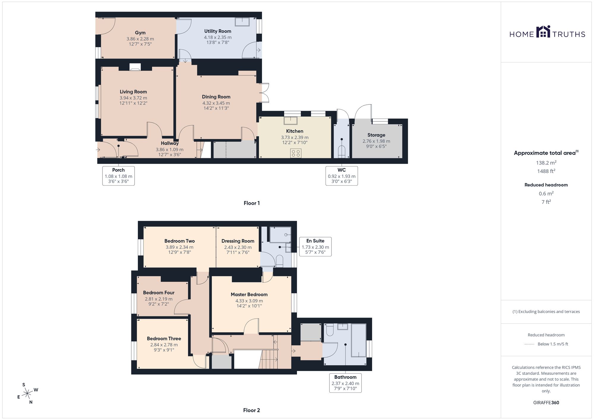 252 Mossy Lea Road, Wigan floorplan