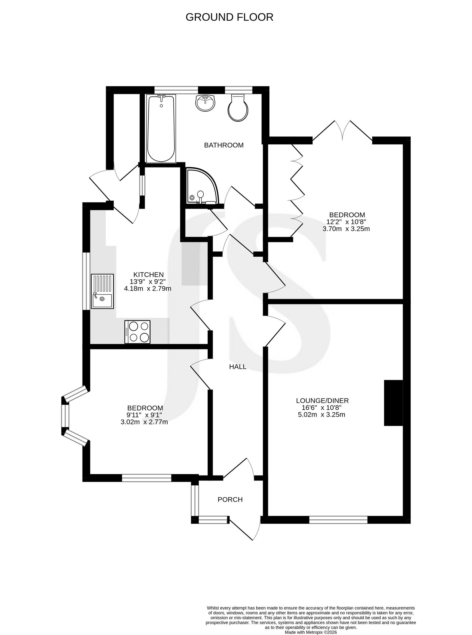 34, Plantation Way, Worthing floorplan