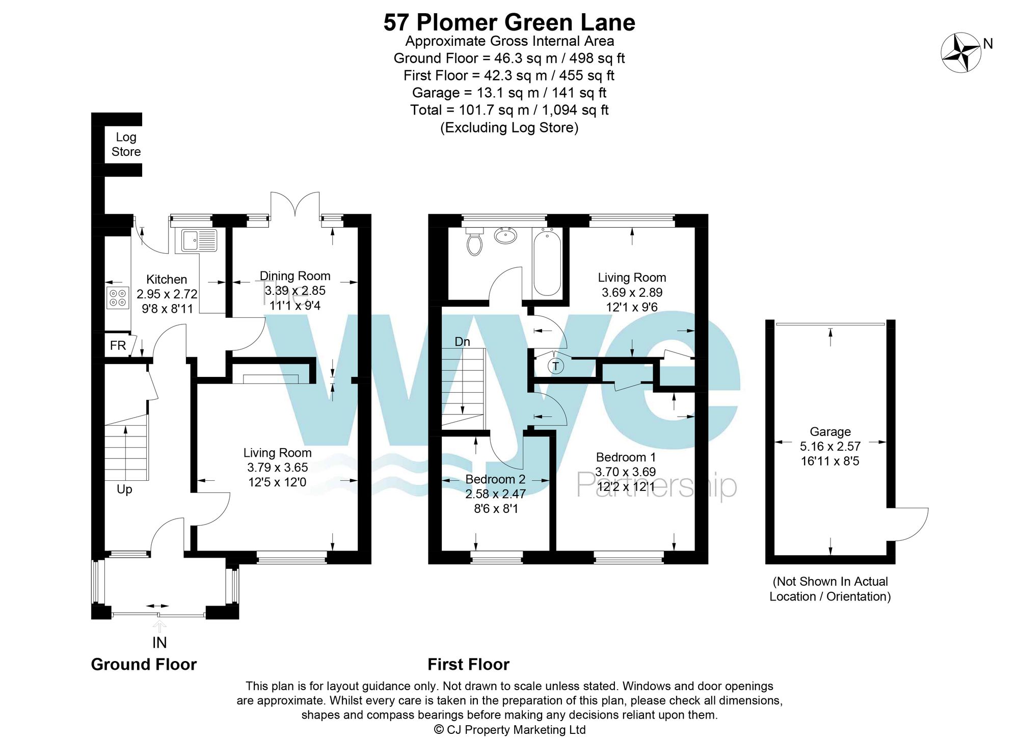 57 Plomer Green Lane, High Wycombe floorplan