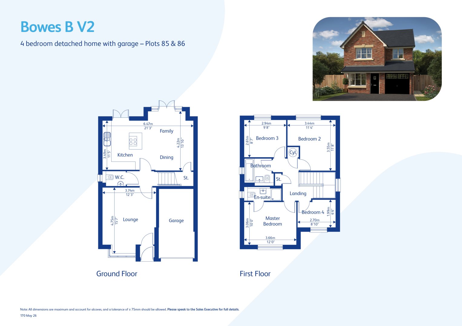 Plot 86, Riverside Place, Carnforth floorplan