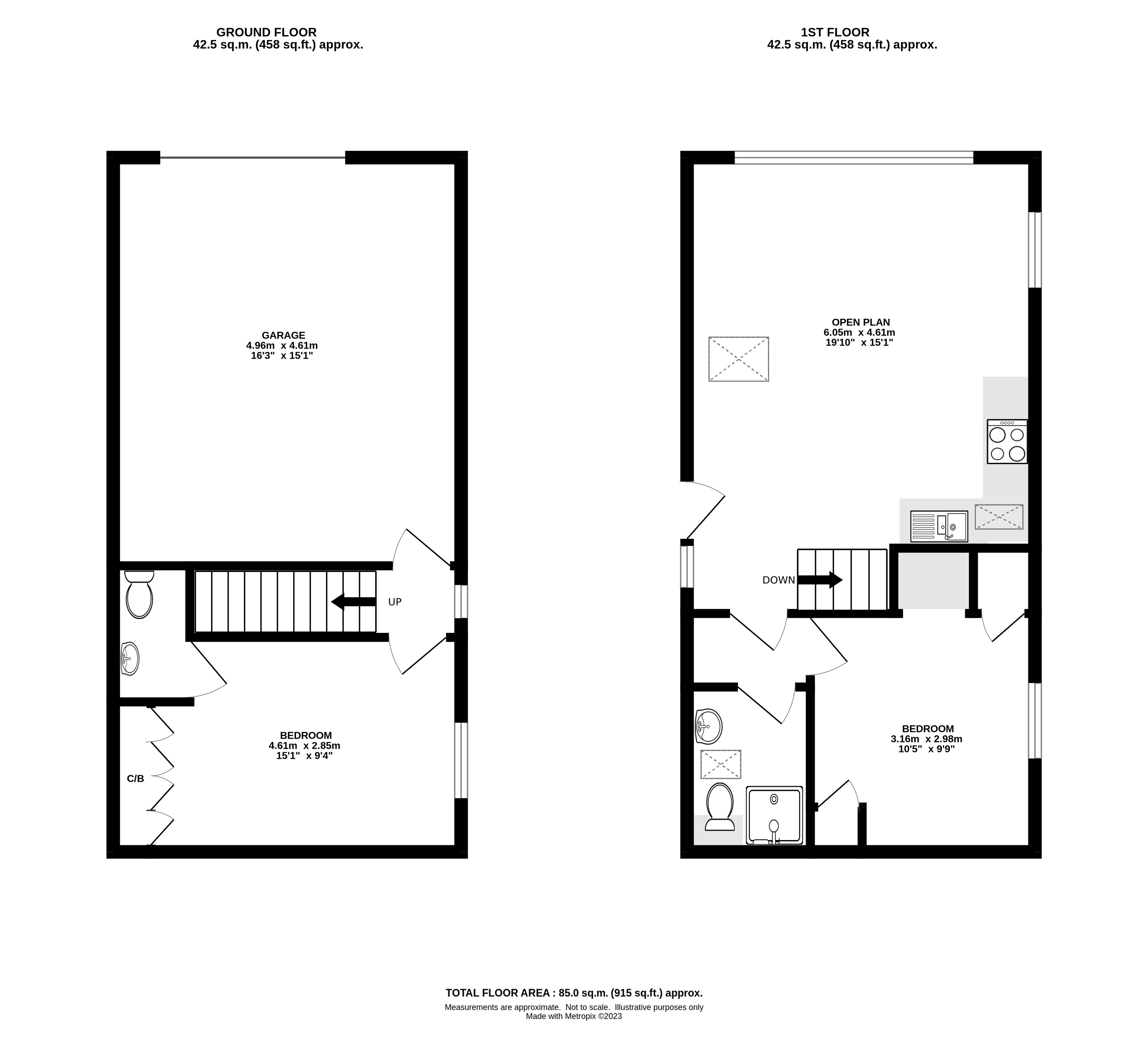 The Chalet, Atlantic Mews, New Polzeath, New Polzeath floorplan