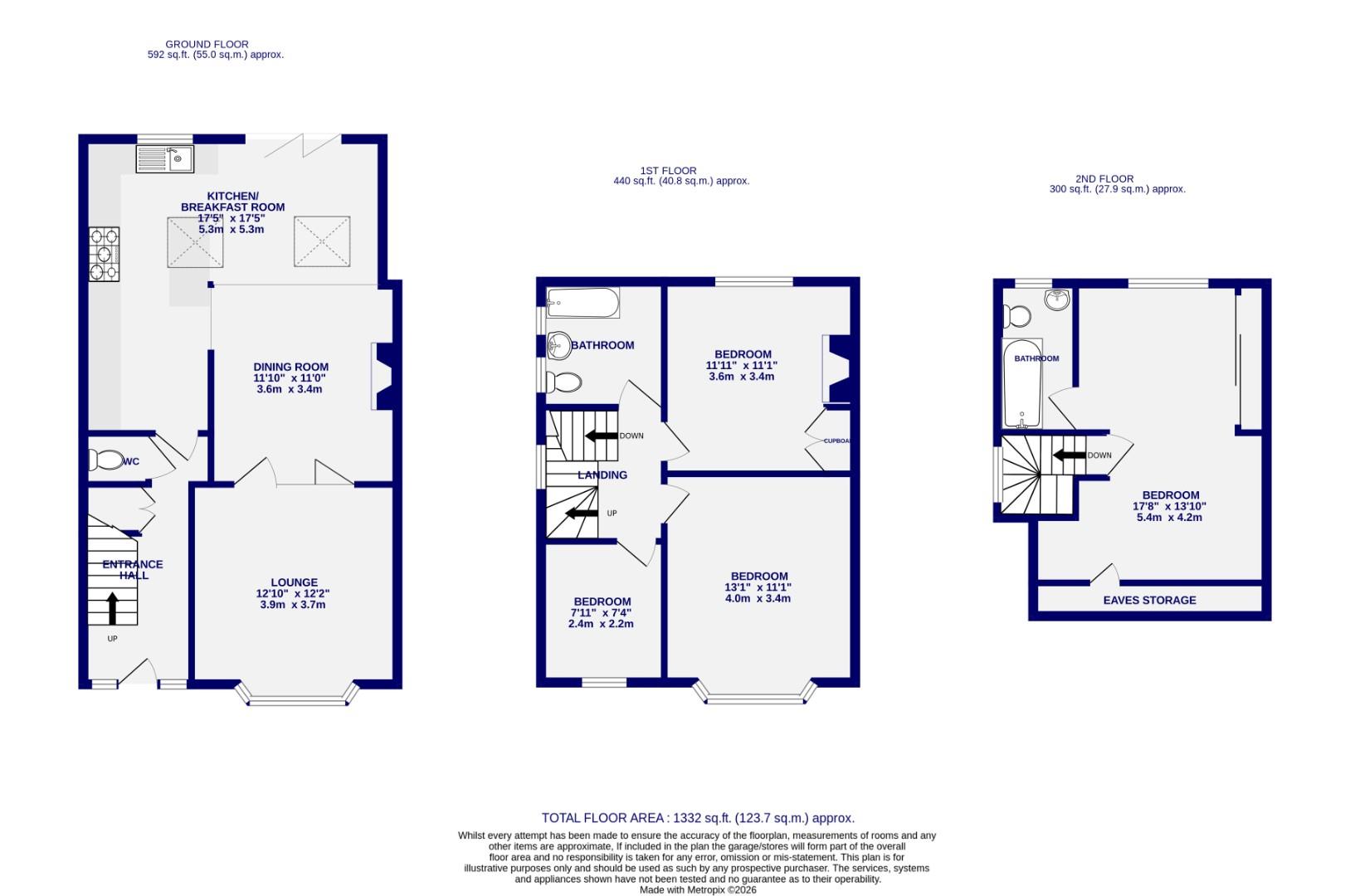 8, Welton Avenue, York floorplan