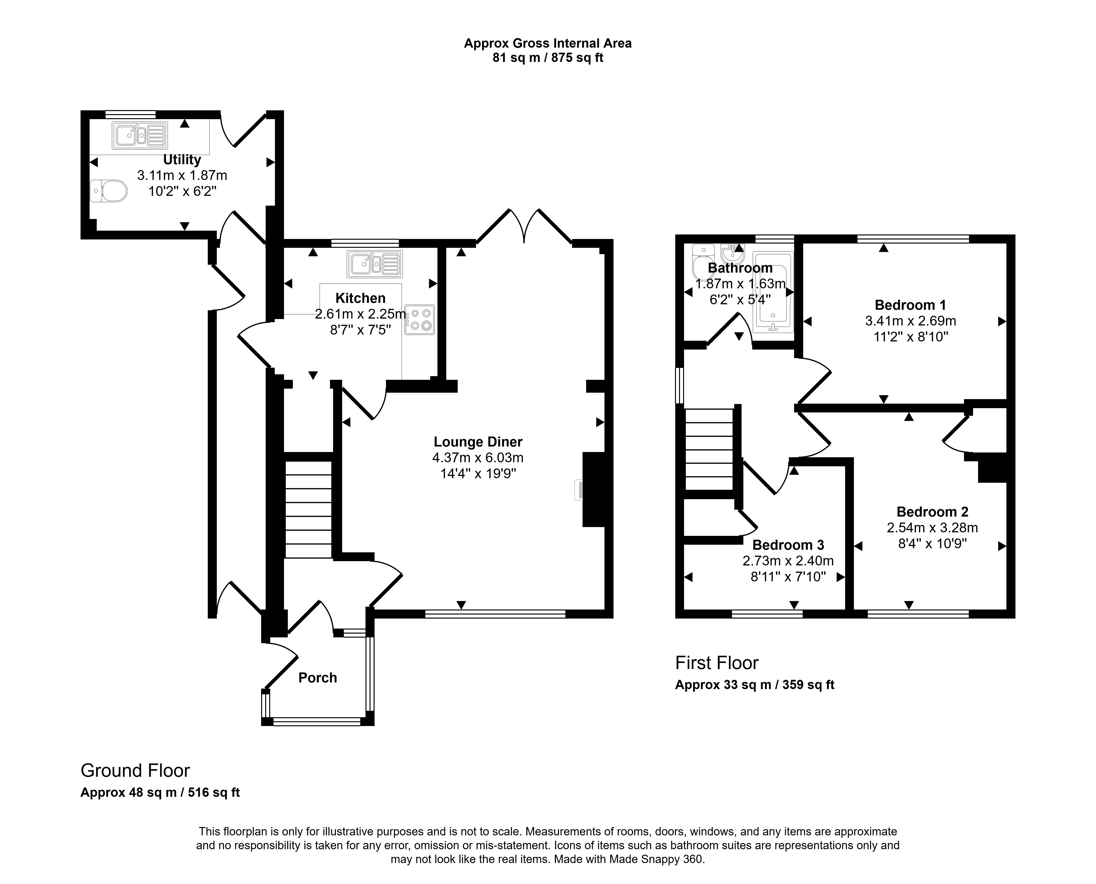 18, Princess Gardens, Trowbridge floorplan