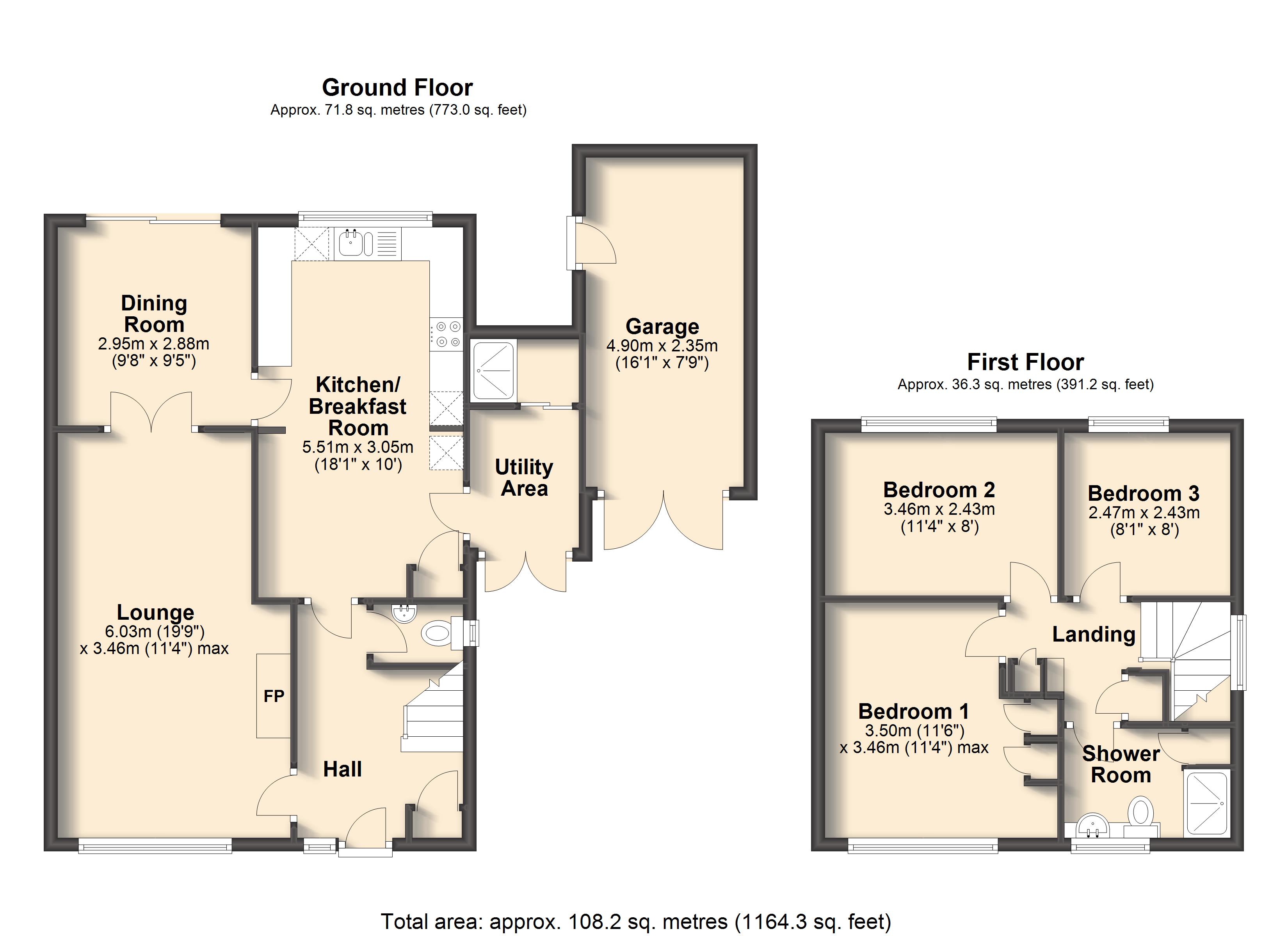 3 Bedrooms Semi-detached house for sale in Glenthorne Close, Chesterfield S40