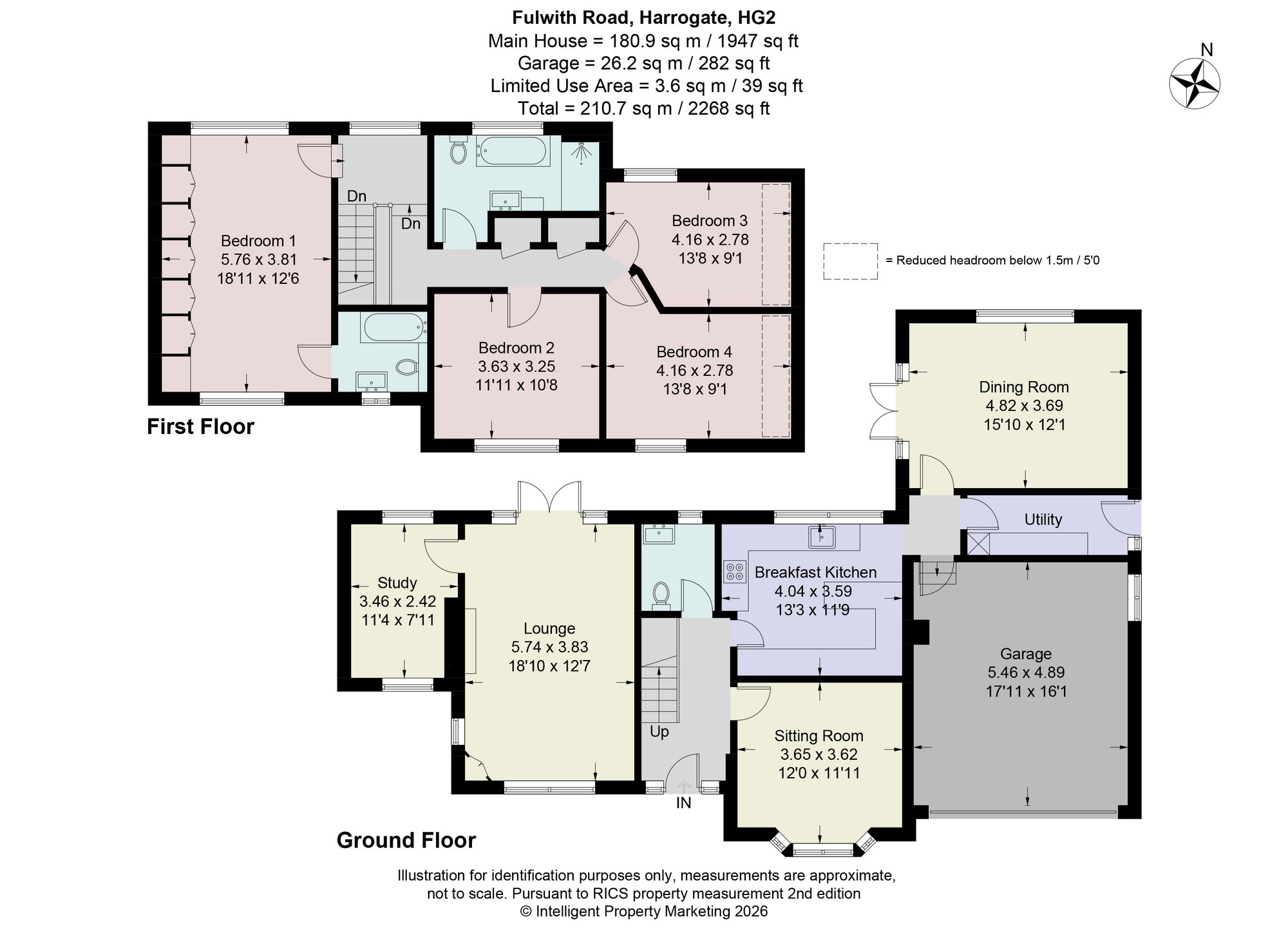 21 Fulwith Road, Harrogate floorplan