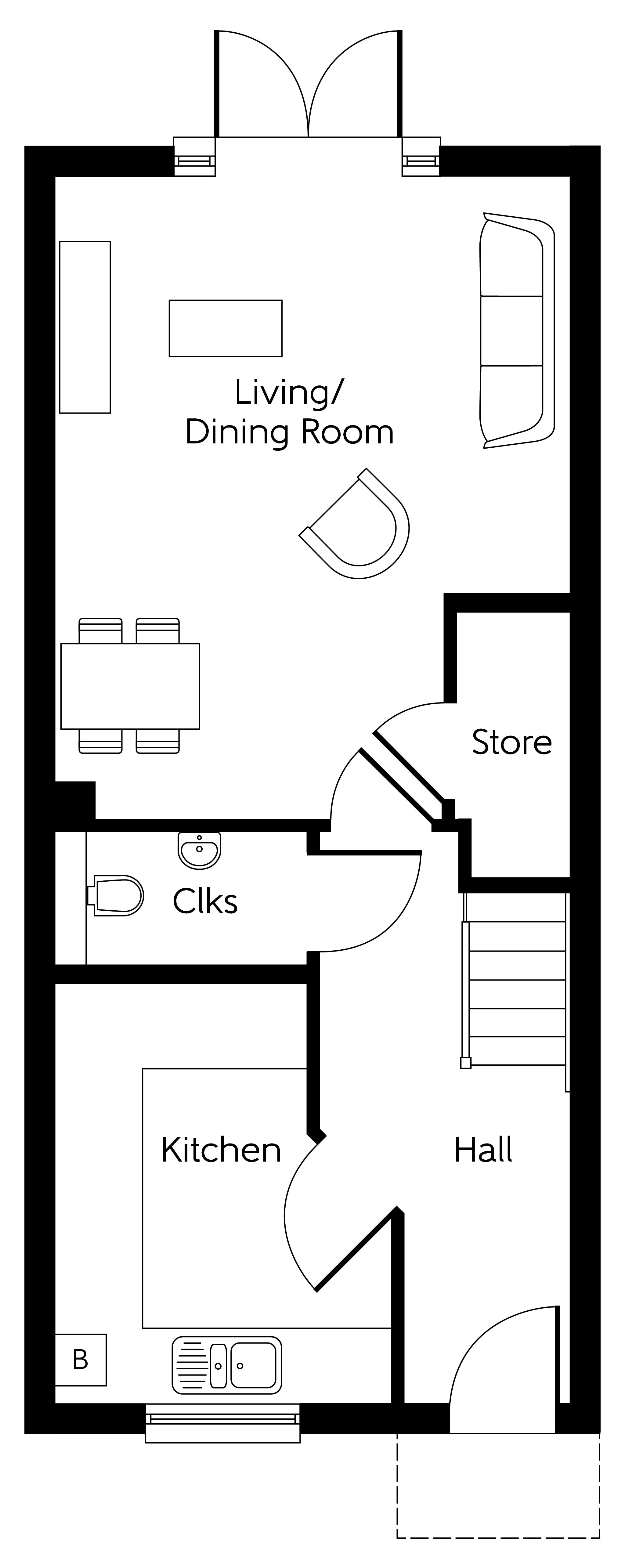 151, Washmill Gardens, Northfleet floorplan