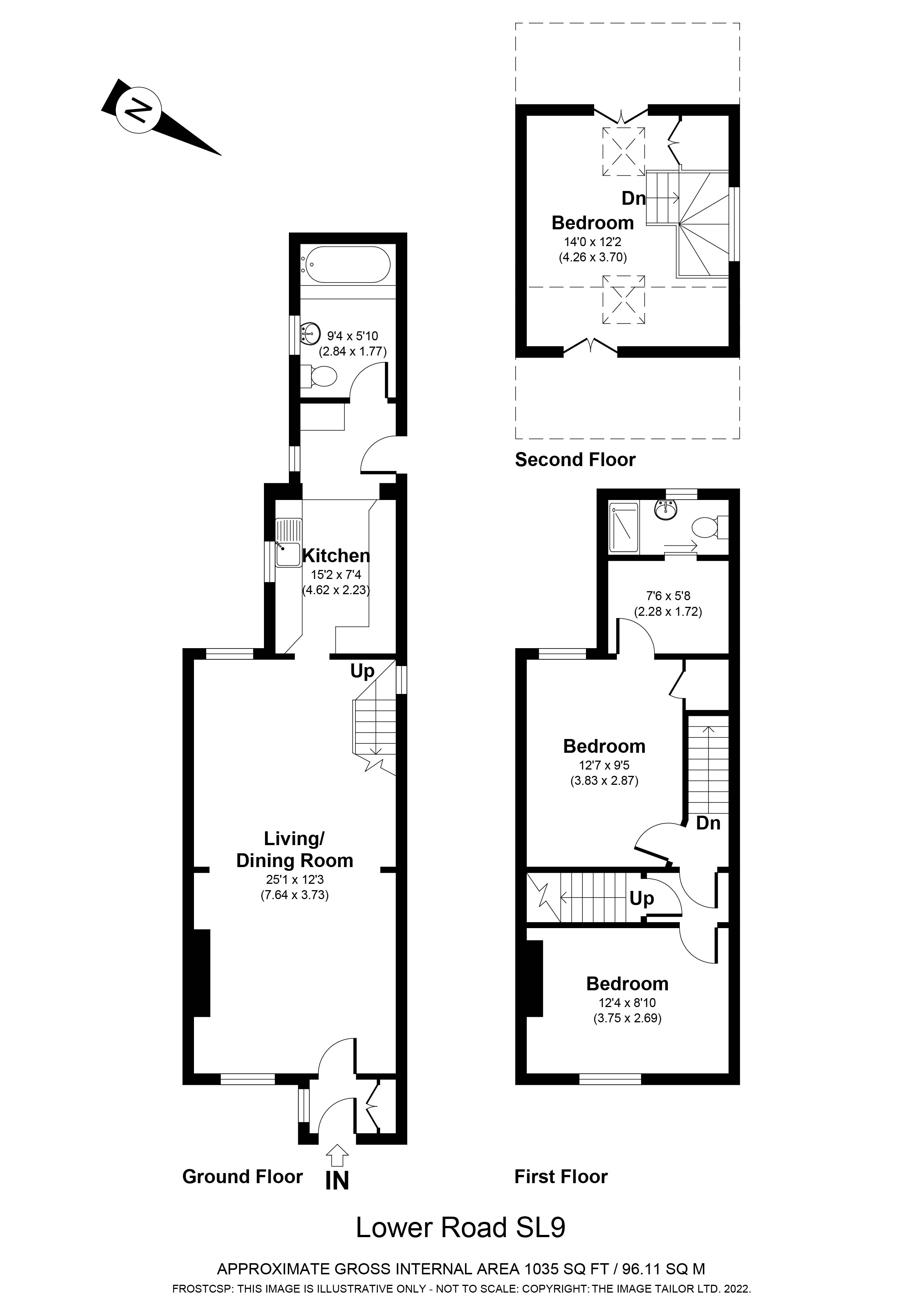 Lower Road, Chalfont St. Peter, Gerrards Cross SL9, 3 bedroom end
