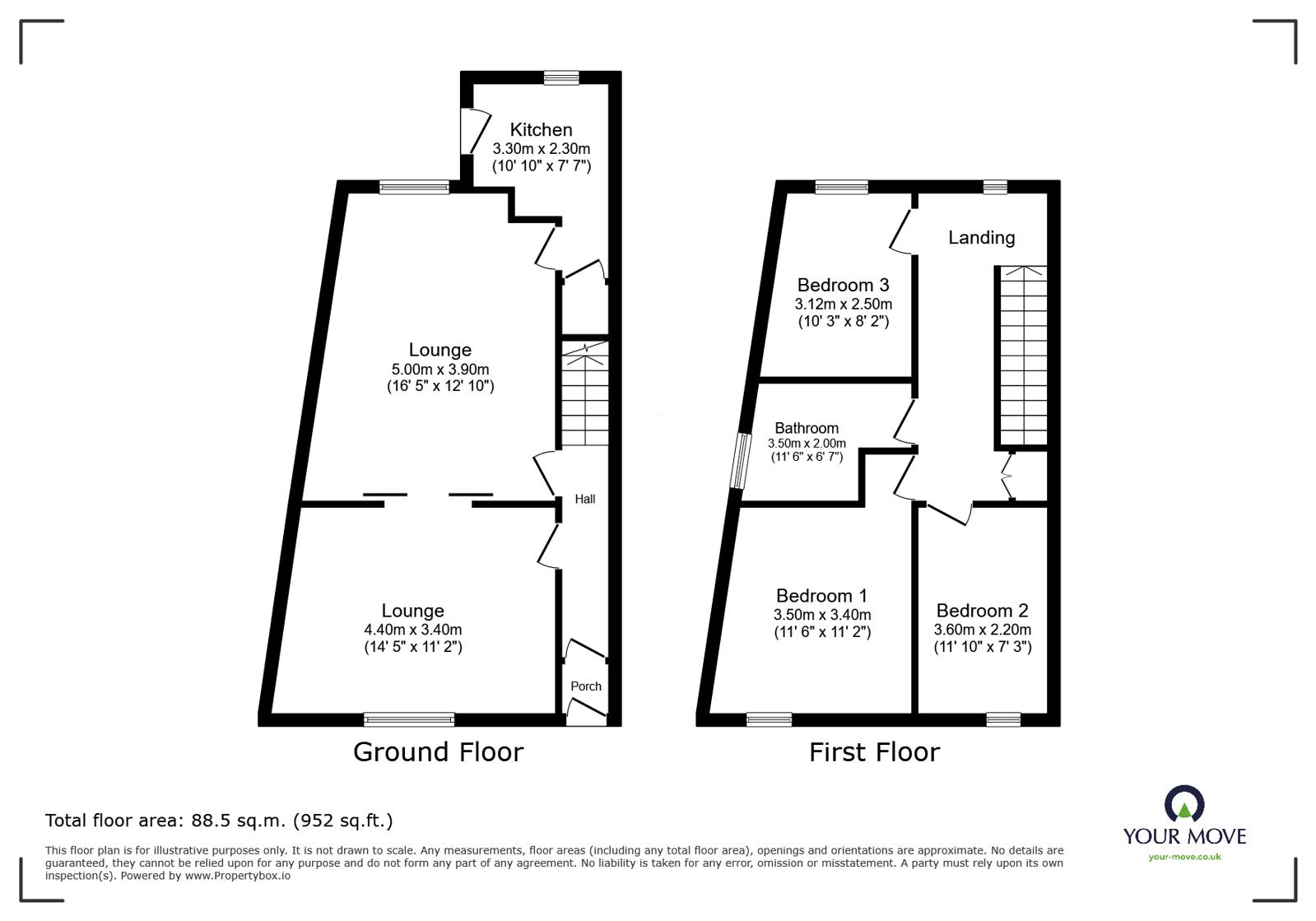 1, Edmund Street, Lancashire floorplan