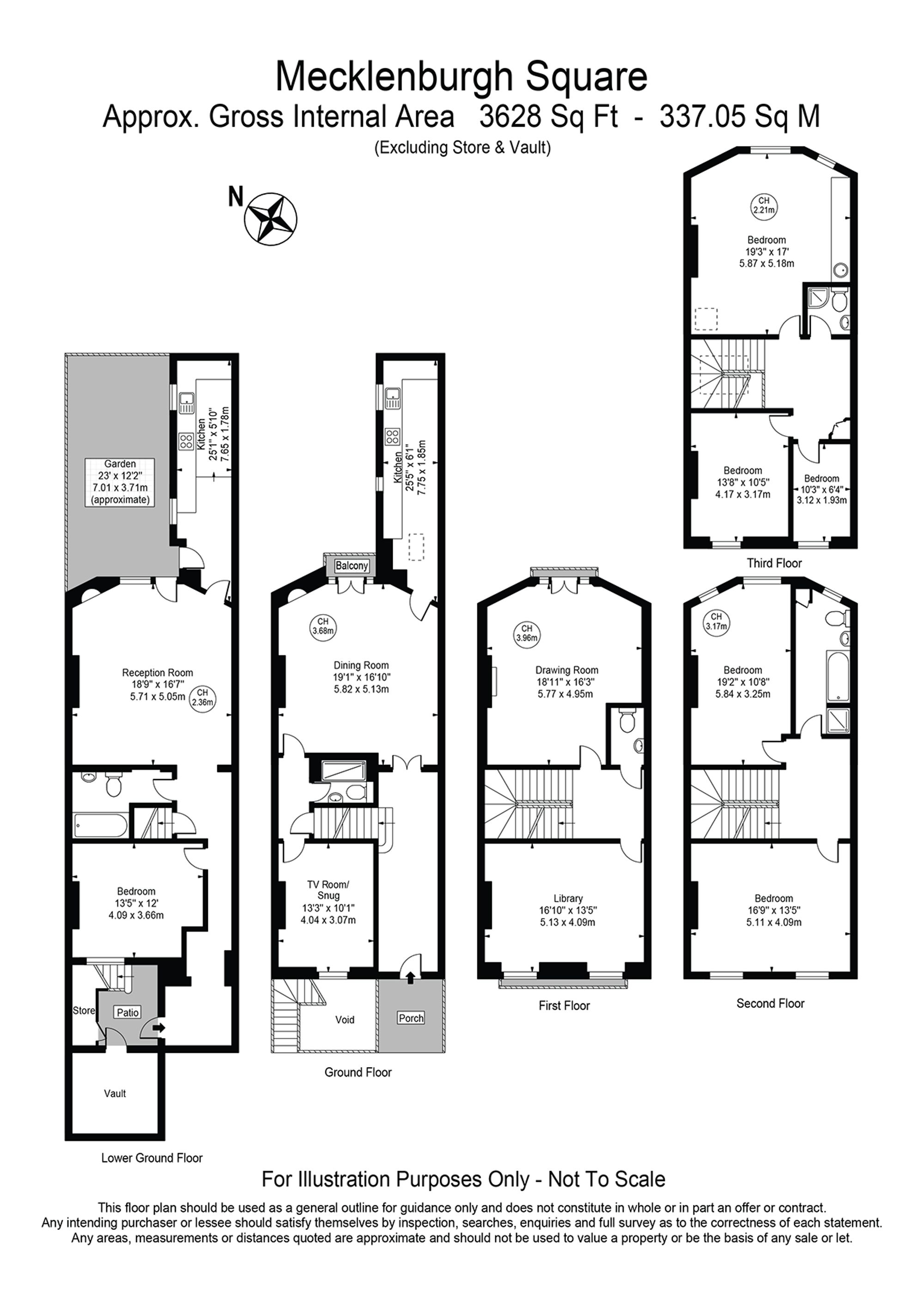 16, Mecklenburgh Square, London floorplan