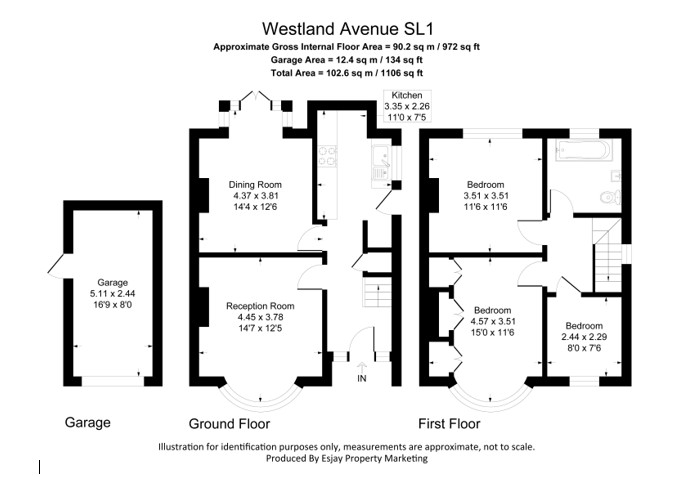 4 Westlands Avenue, Slough floorplan