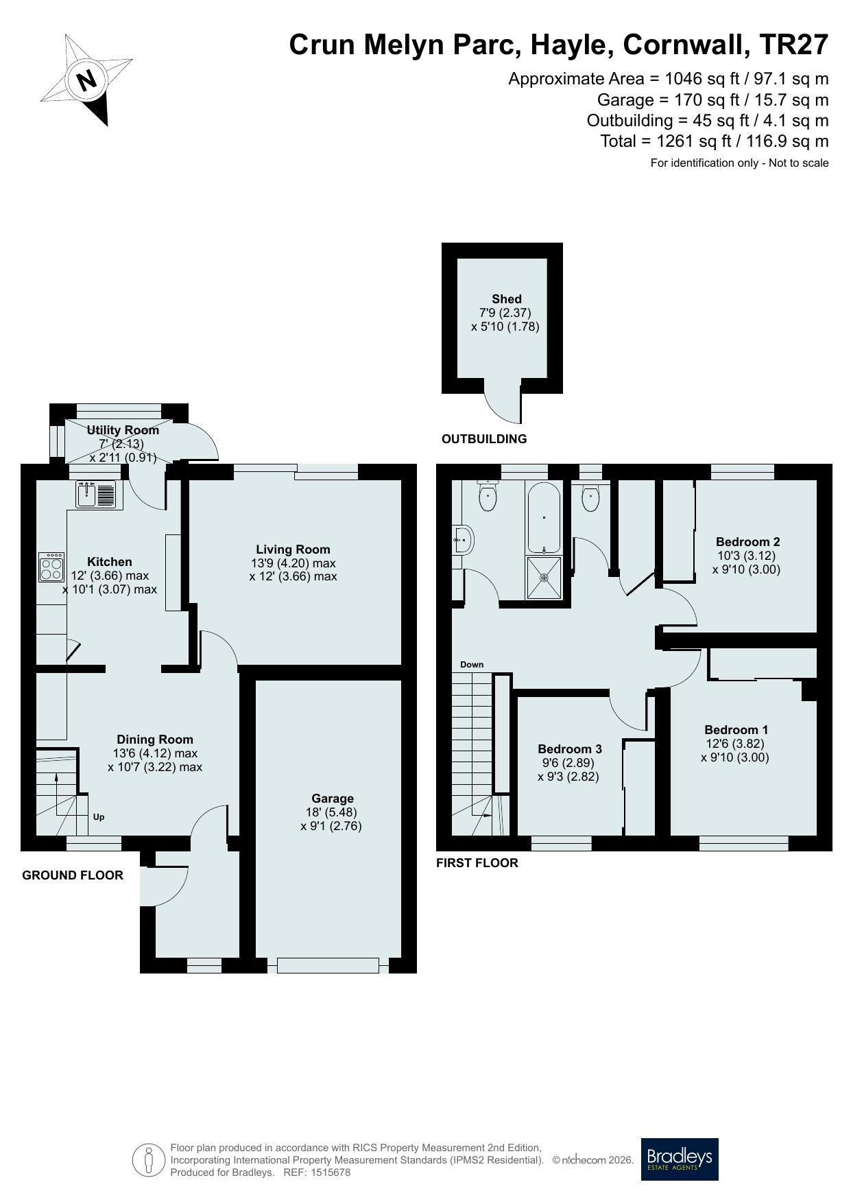 5, Crun Melyn Parc, Cornwall floorplan
