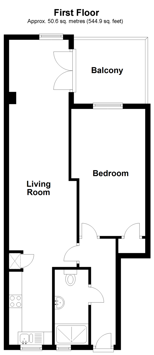 1 Bedrooms Flat for sale in Postway Mews, Ilford, Essex IG1