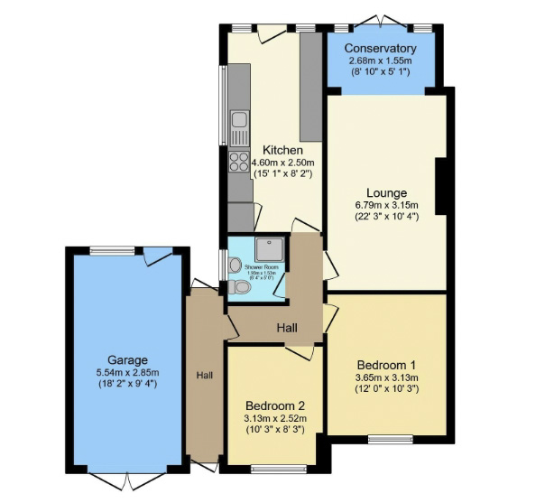 2, Wesley Close, Kent floorplan