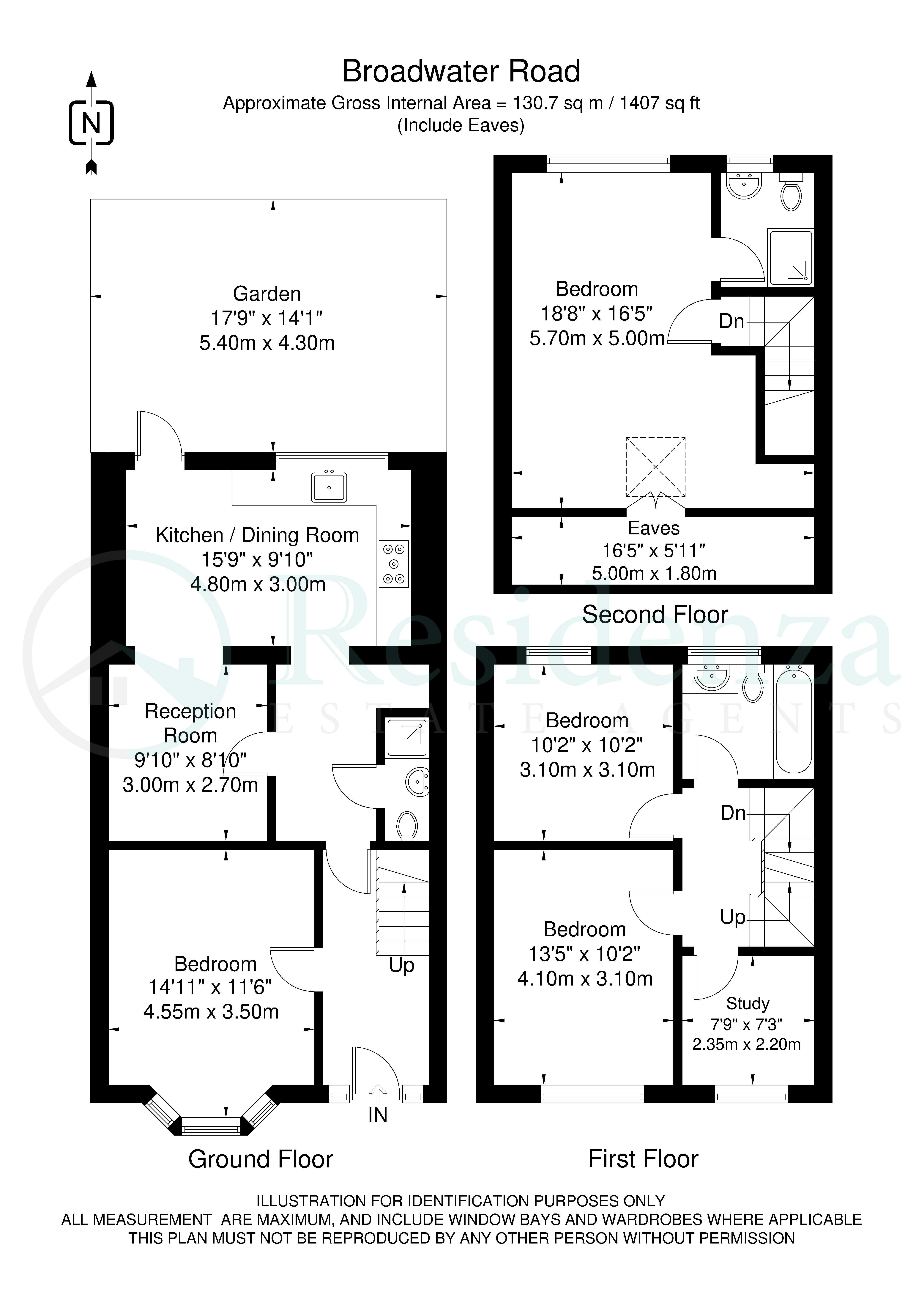 26, Broadwater Road, London floorplan