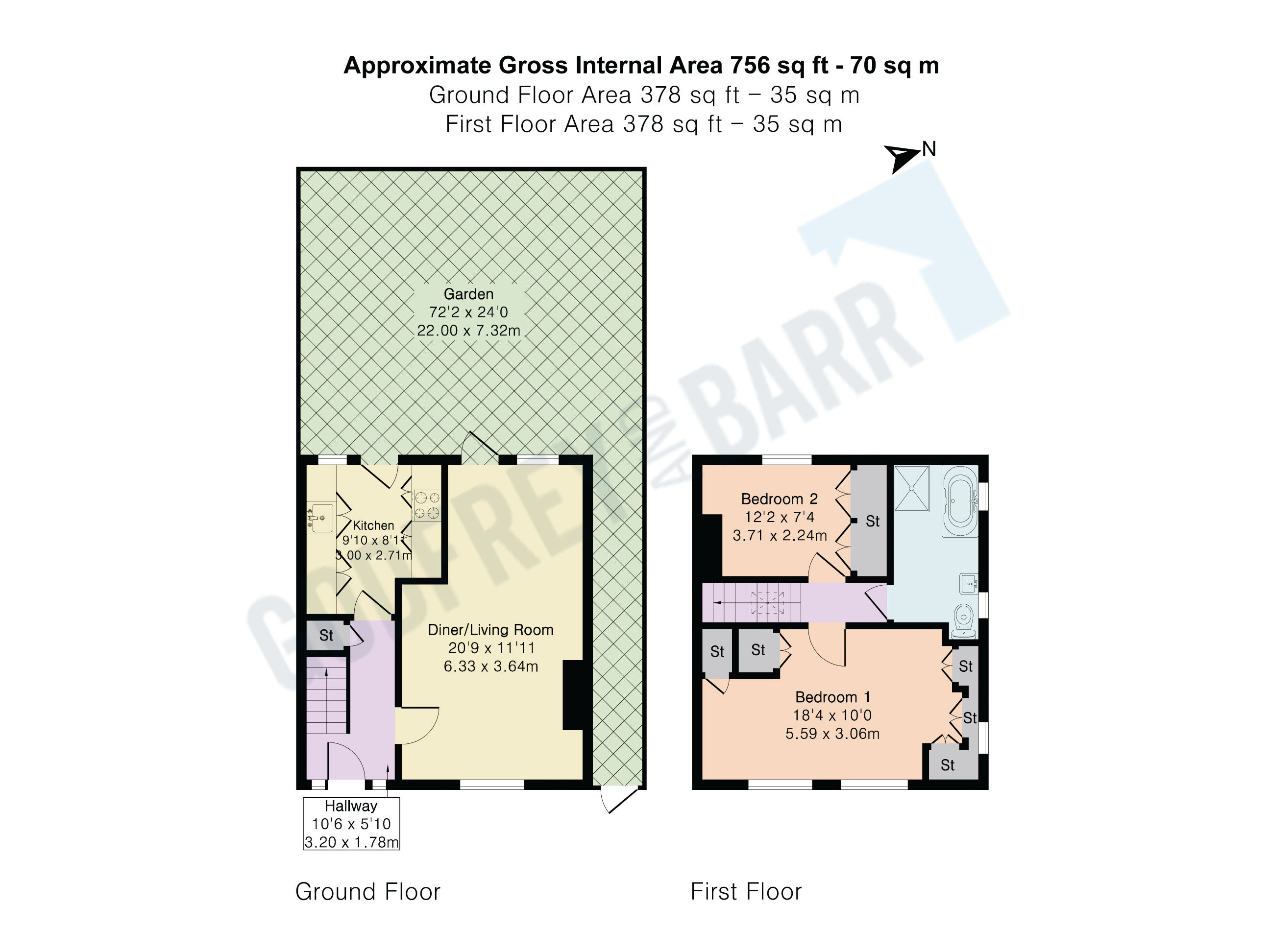 Midholm, Midholm, Hampstead Garden Suburb floorplan