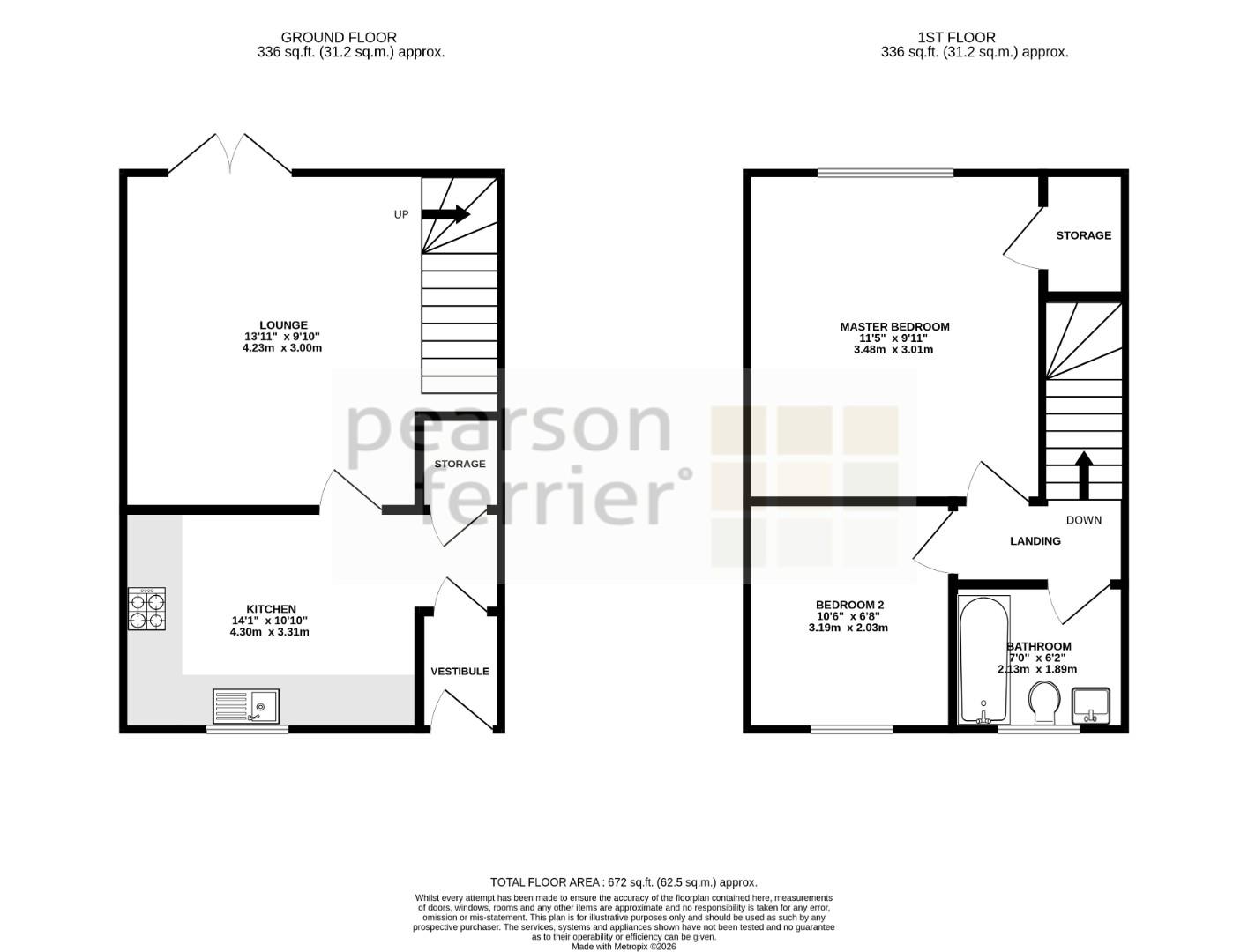 98, Market Street, Manchester floorplan