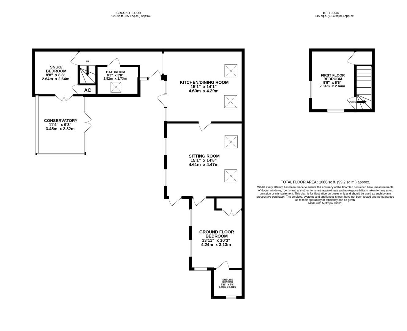 6, Manor Gardens, Lechlade floorplan