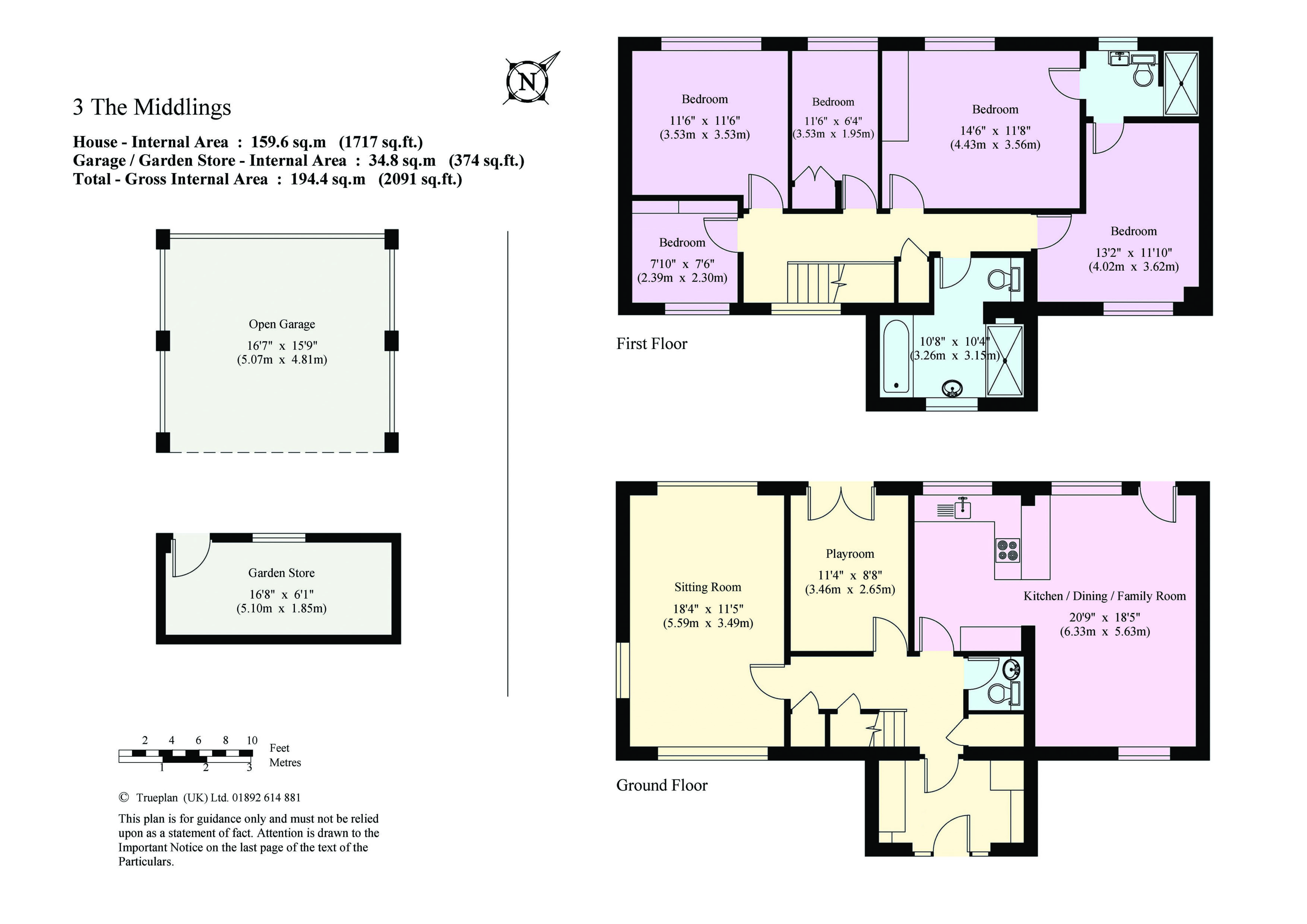3, The Middlings, Sevenoaks floorplan