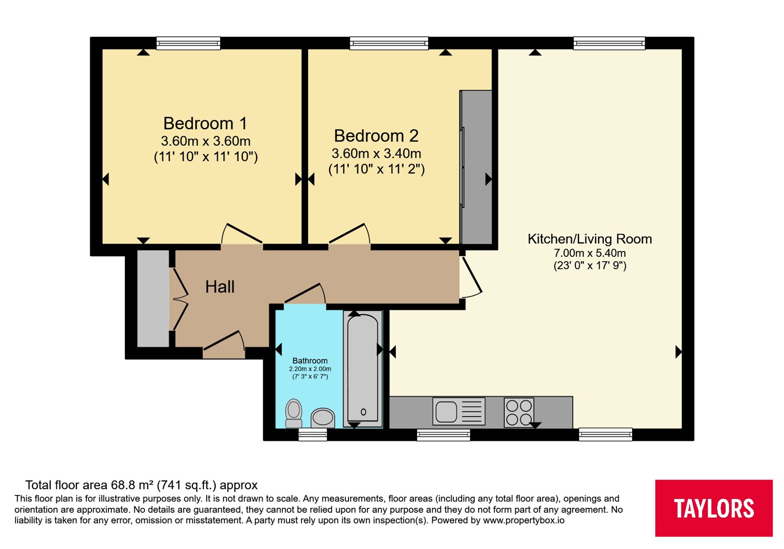 Flat 1, 177, Barrosa Way, Buckinghamshire floorplan