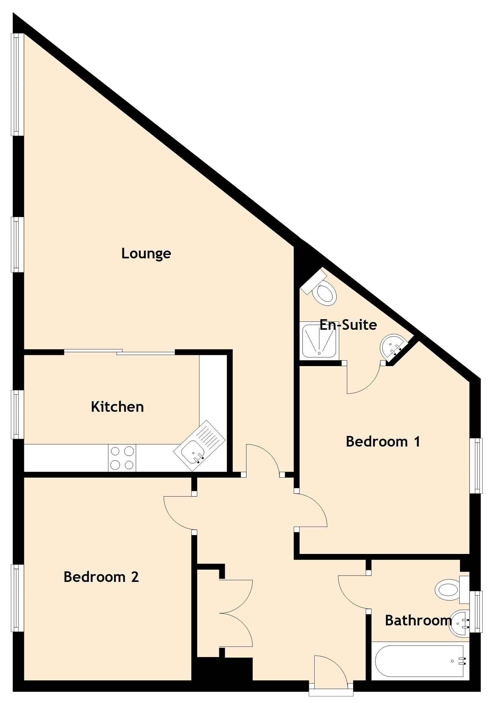 2 Bedrooms Flat for sale in Matthew Street, Niddrie, Edinburgh EH16