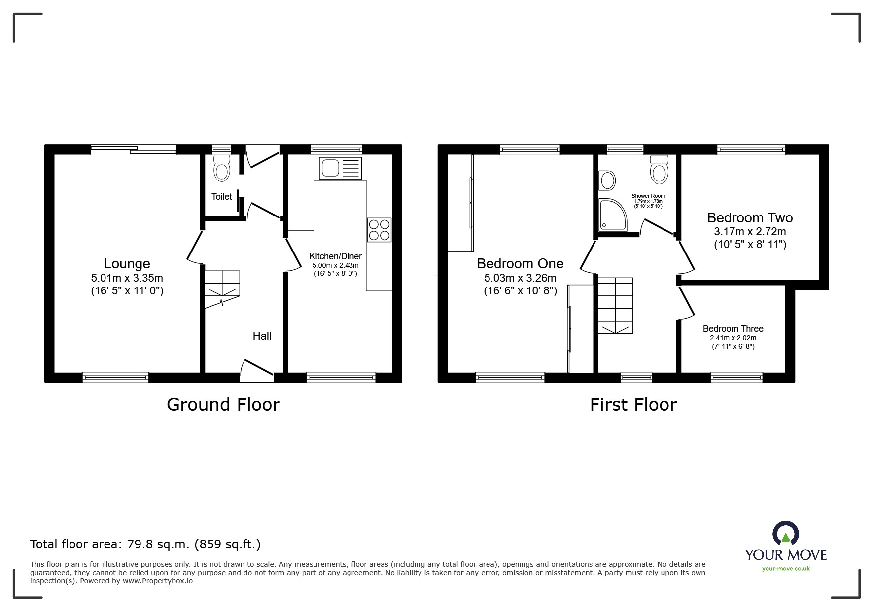 22, Wardley Road, Manchester floorplan