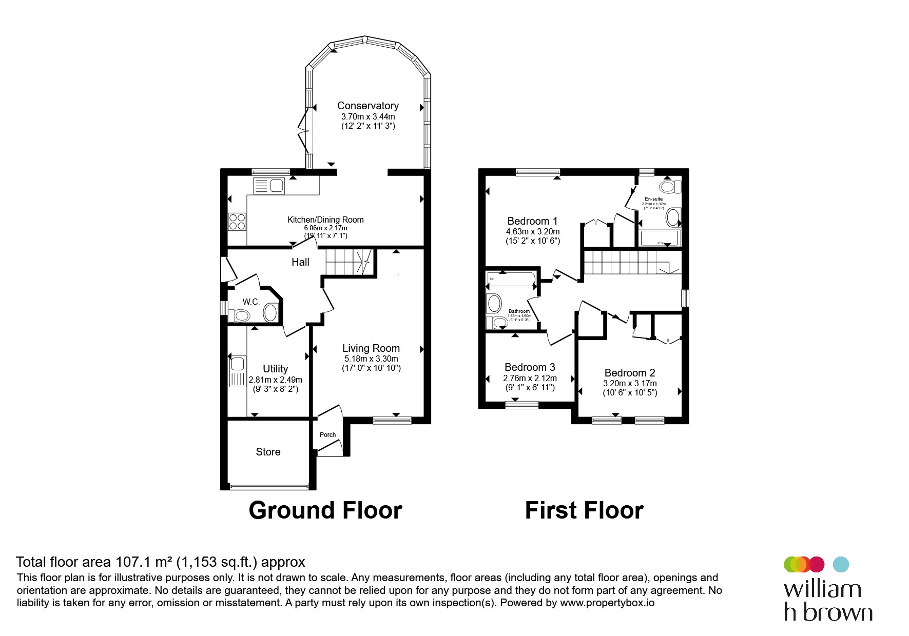 9, Elm Close, Doncaster floorplan