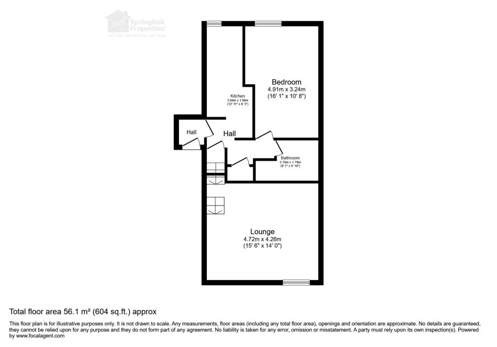 Flat 4, 11, Ashville Road, Birkenhead floorplan