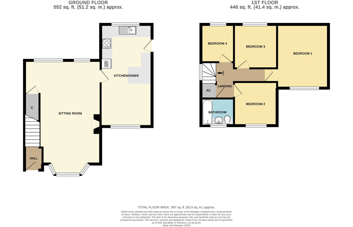 10, Savernake Road, Worle, Weston-Super-Mare floorplan
