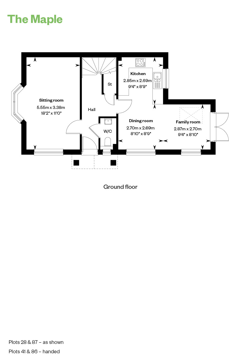 87, Worting Park Avenue, Off Worting Road, Basingstoke, Rg23 8Fa floorplan
