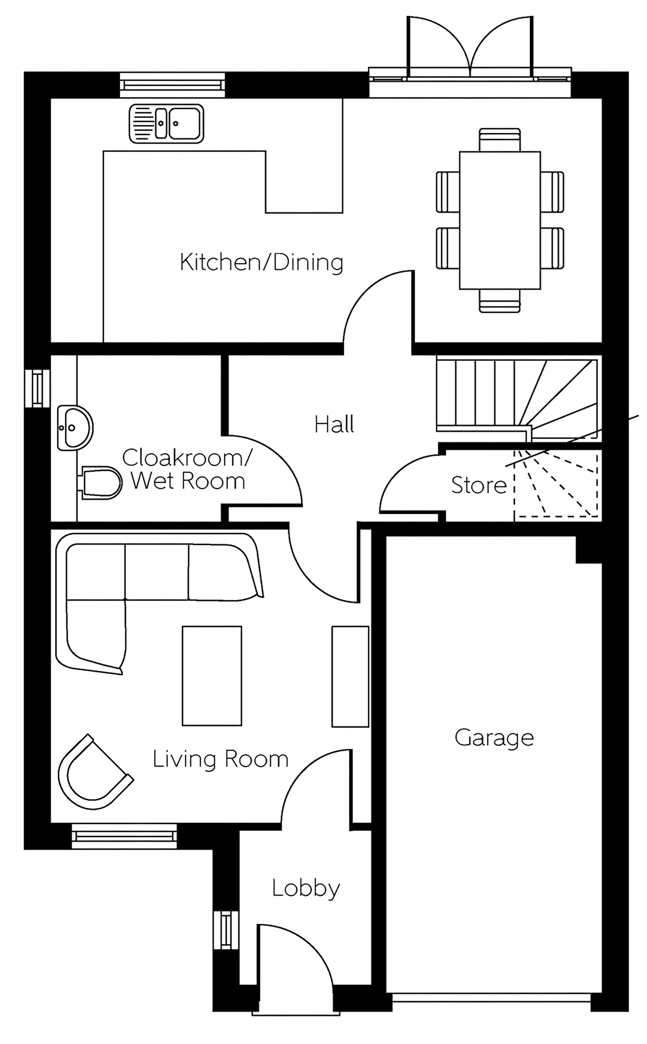 97, Golborne Road, Winwick floorplan