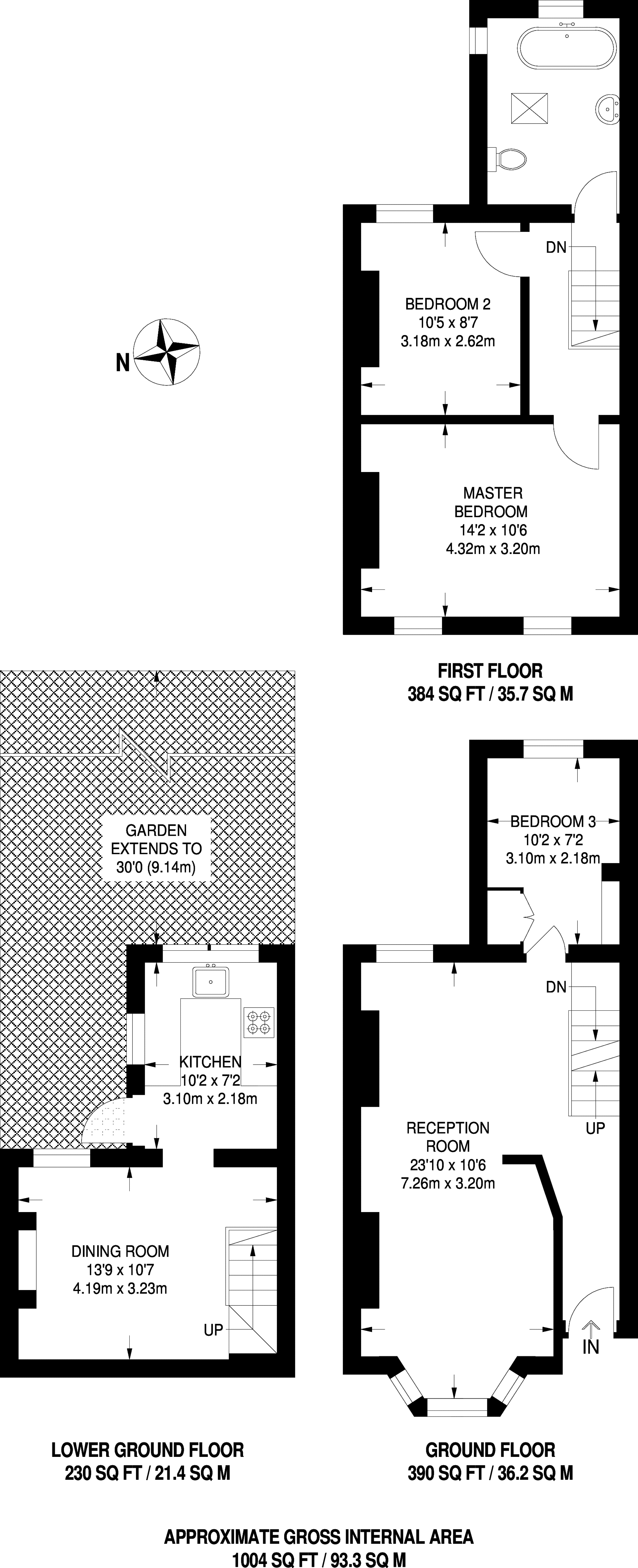 3 Bedrooms Terraced house for sale in Duppas Avenue, South Croydon CR0