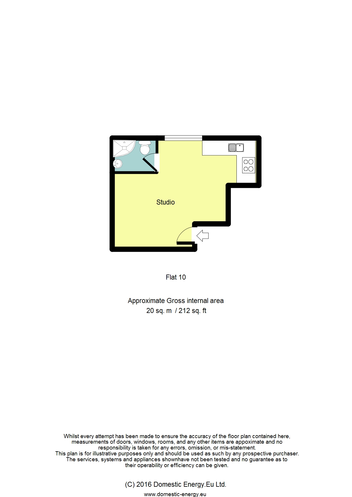 164a (10), West Hendon Broadway, London floorplan
