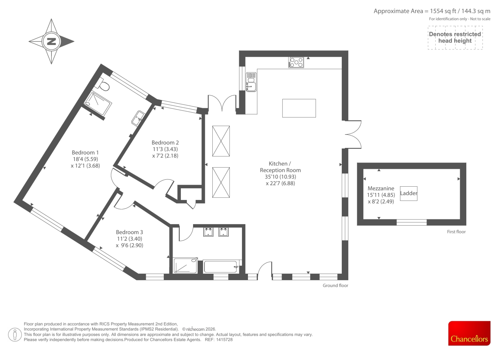 6, Benjamin Lane, Slough floorplan