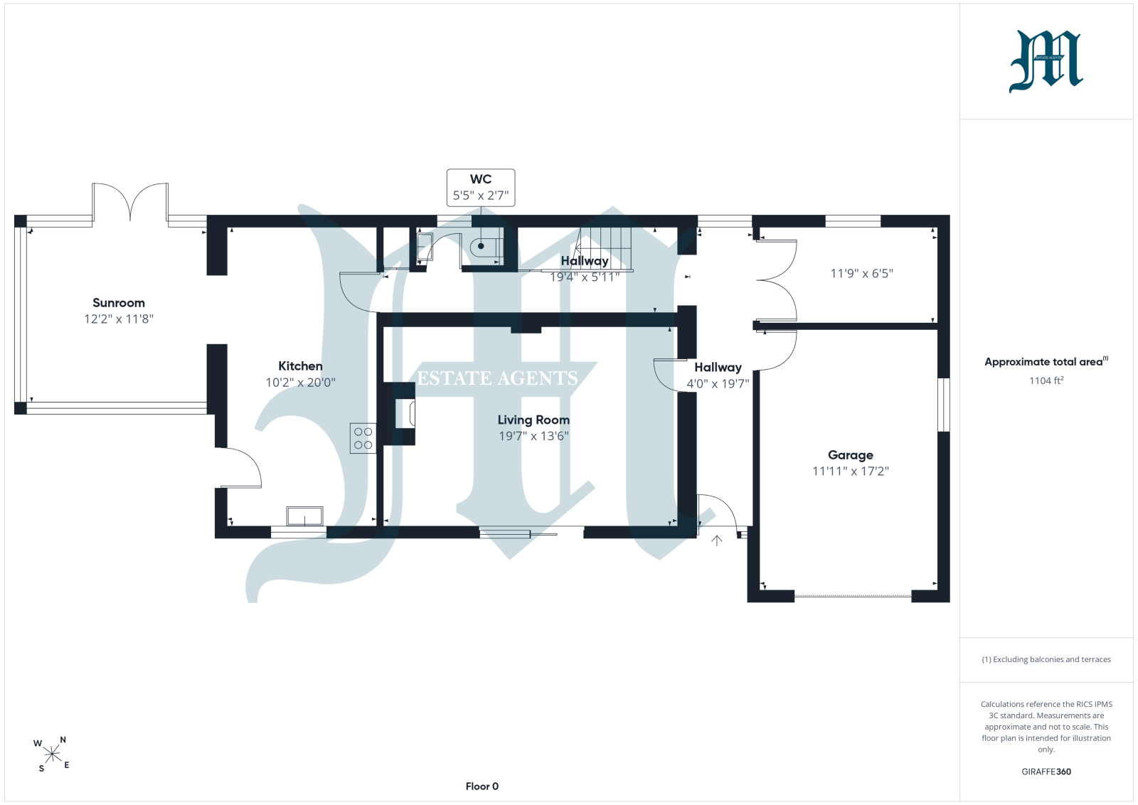 Chyreen, Helnoweth Gardens, Gulval floorplan