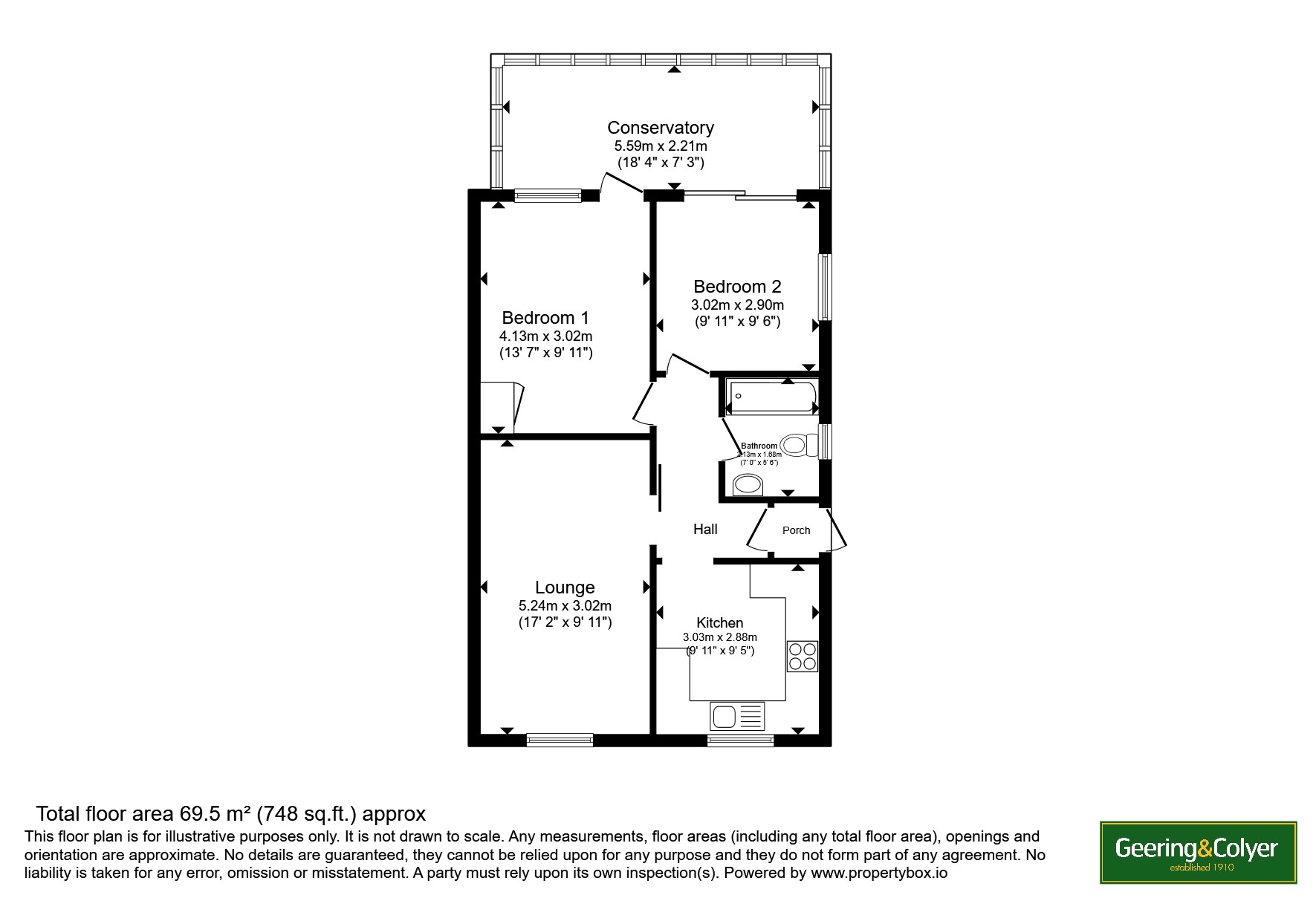9, Roberts Road, New Romney floorplan