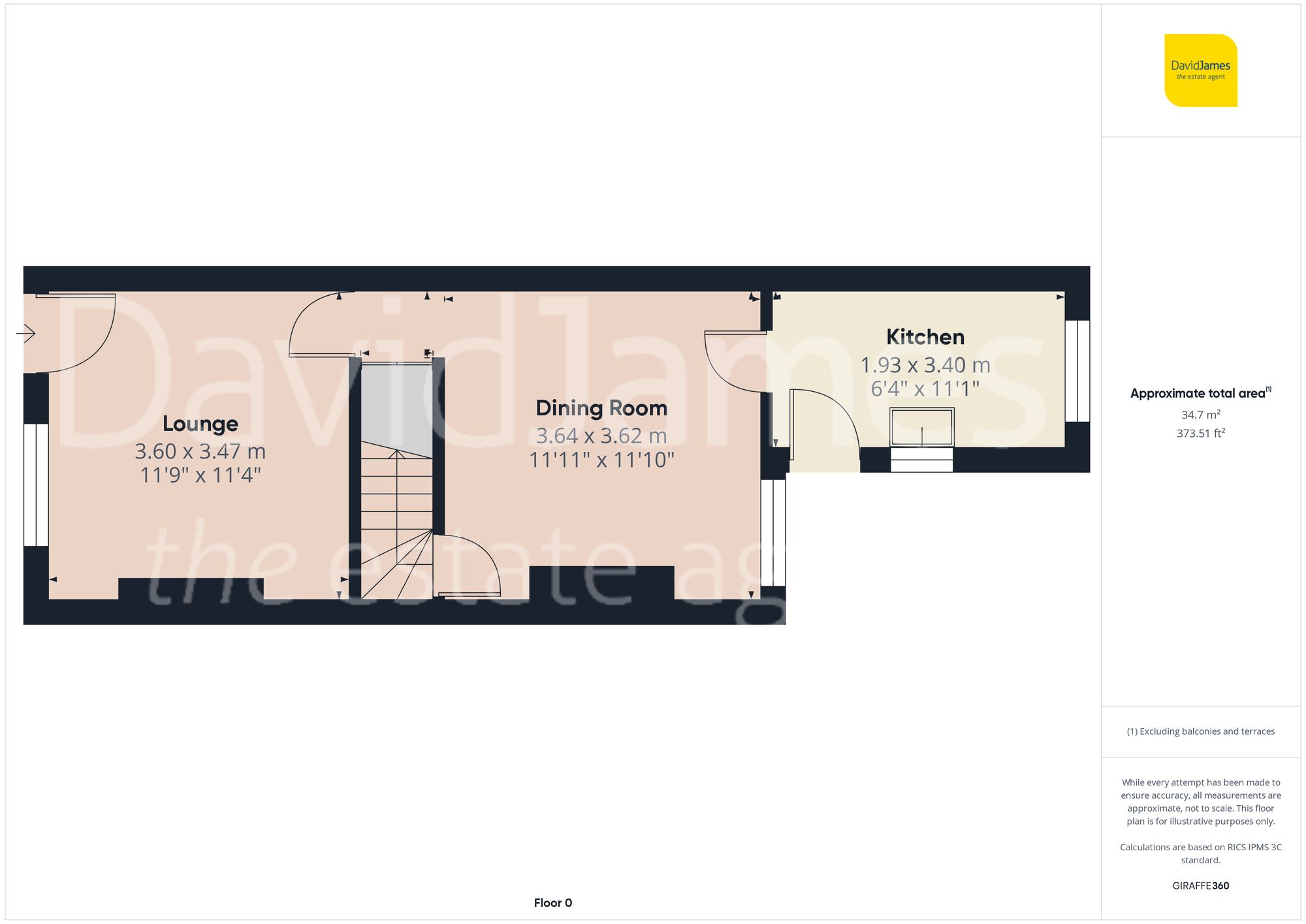 52 Duke Street, Nottingham floorplan