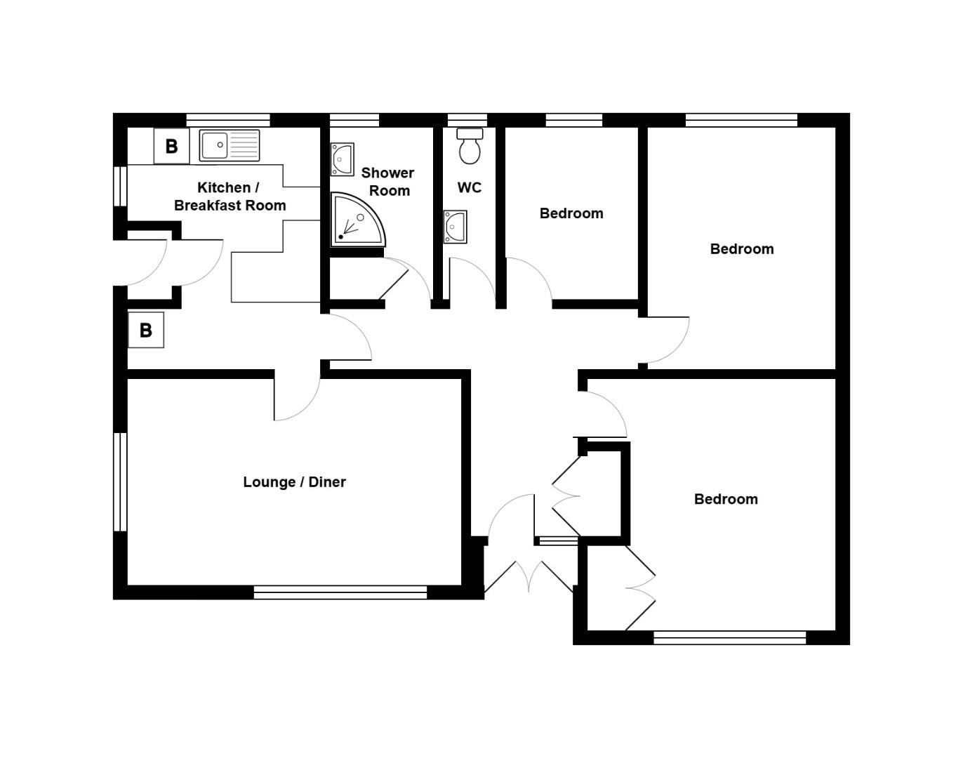 61, Blackhorse Road, Bristol floorplan