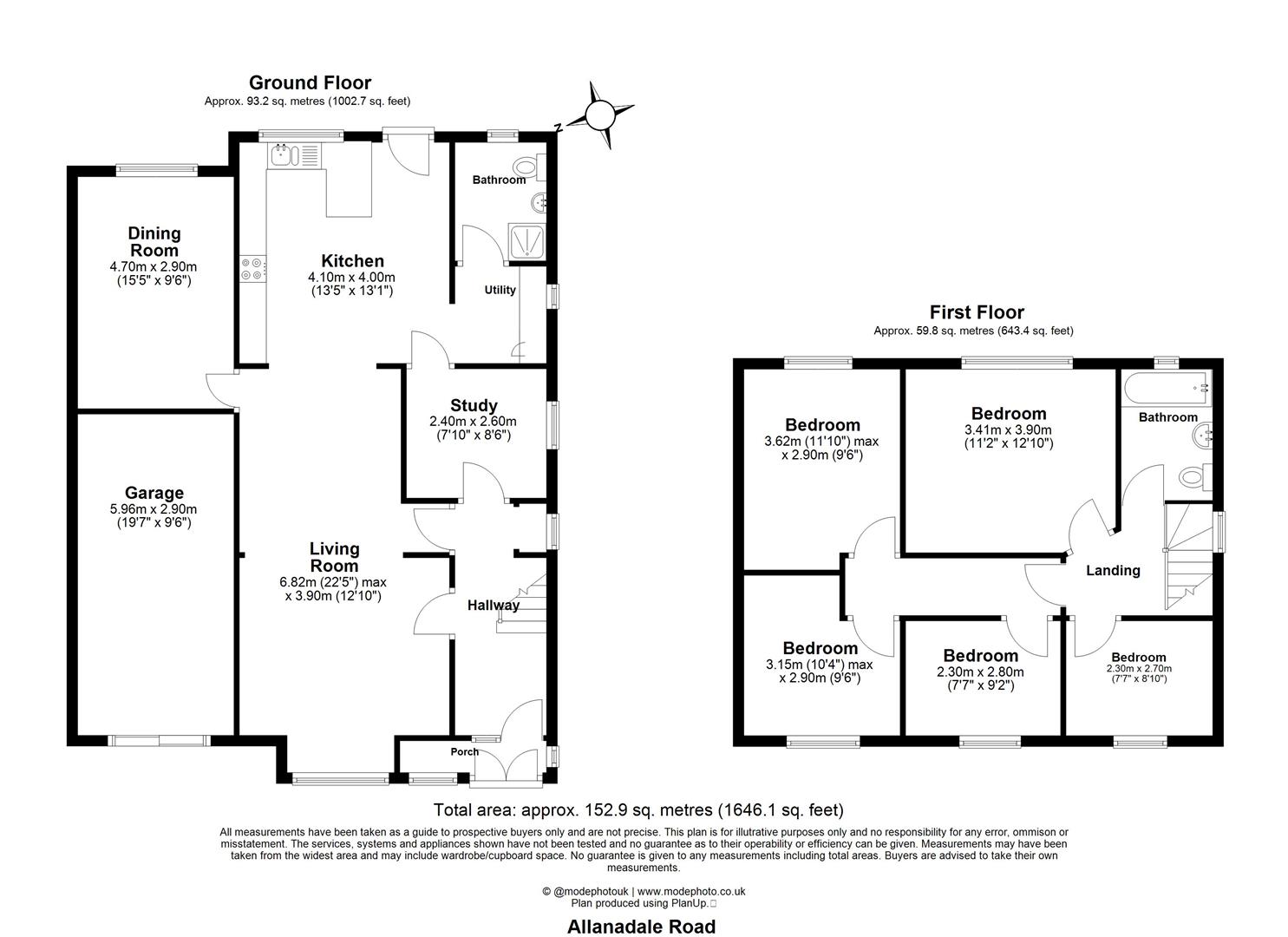 42, Allandale Road, Enfield floorplan