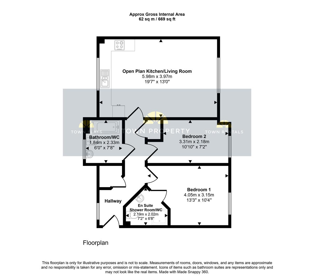 88, Kensington Way, Polegate floorplan