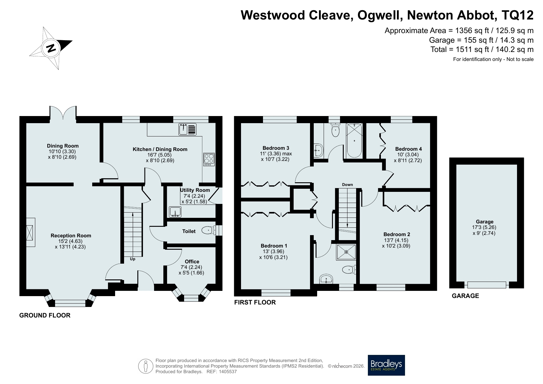 2, Westwood Cleave, Newton Abbot floorplan