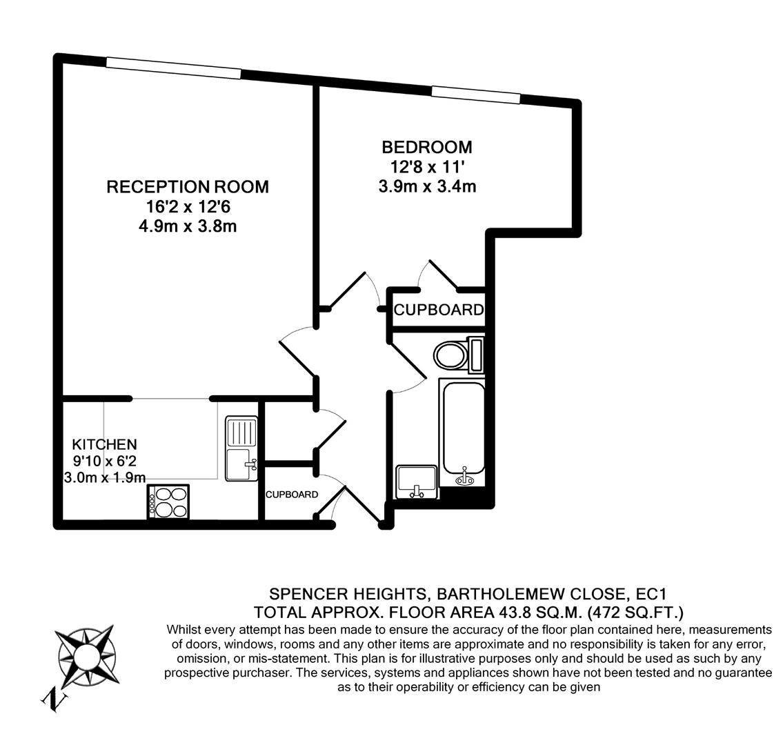 2, Spencer Heights, London floorplan
