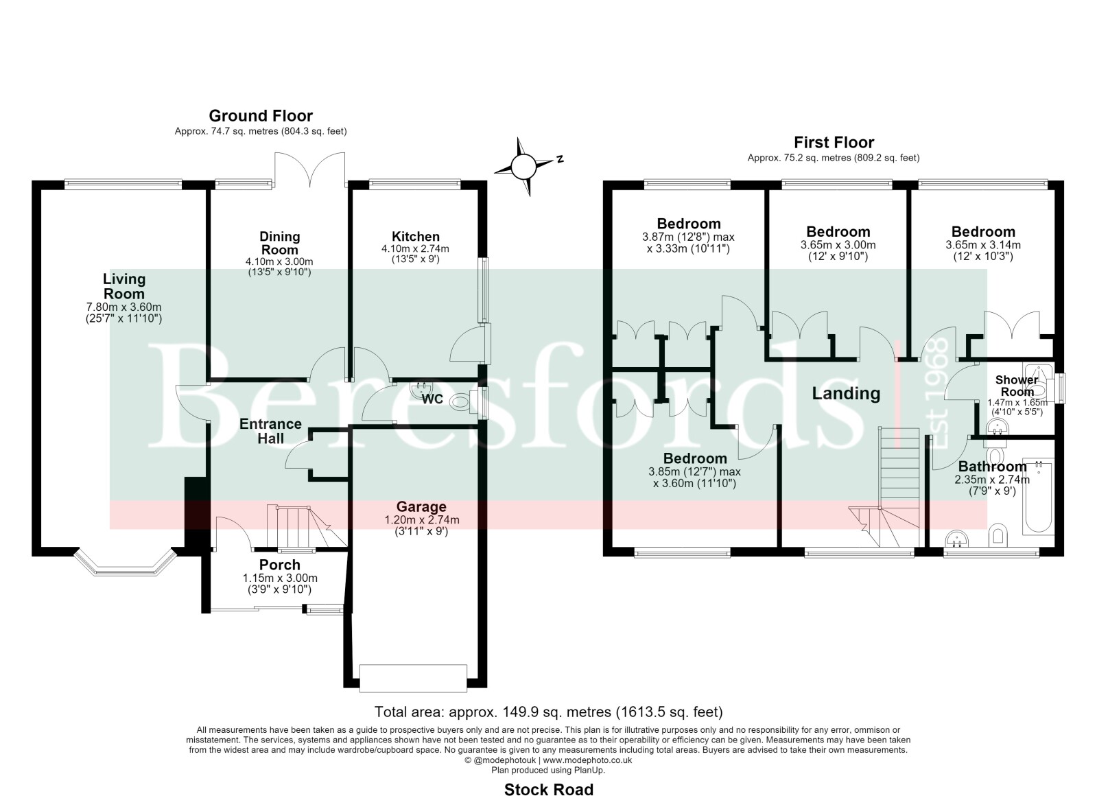 191, Stock Road, Essex floorplan