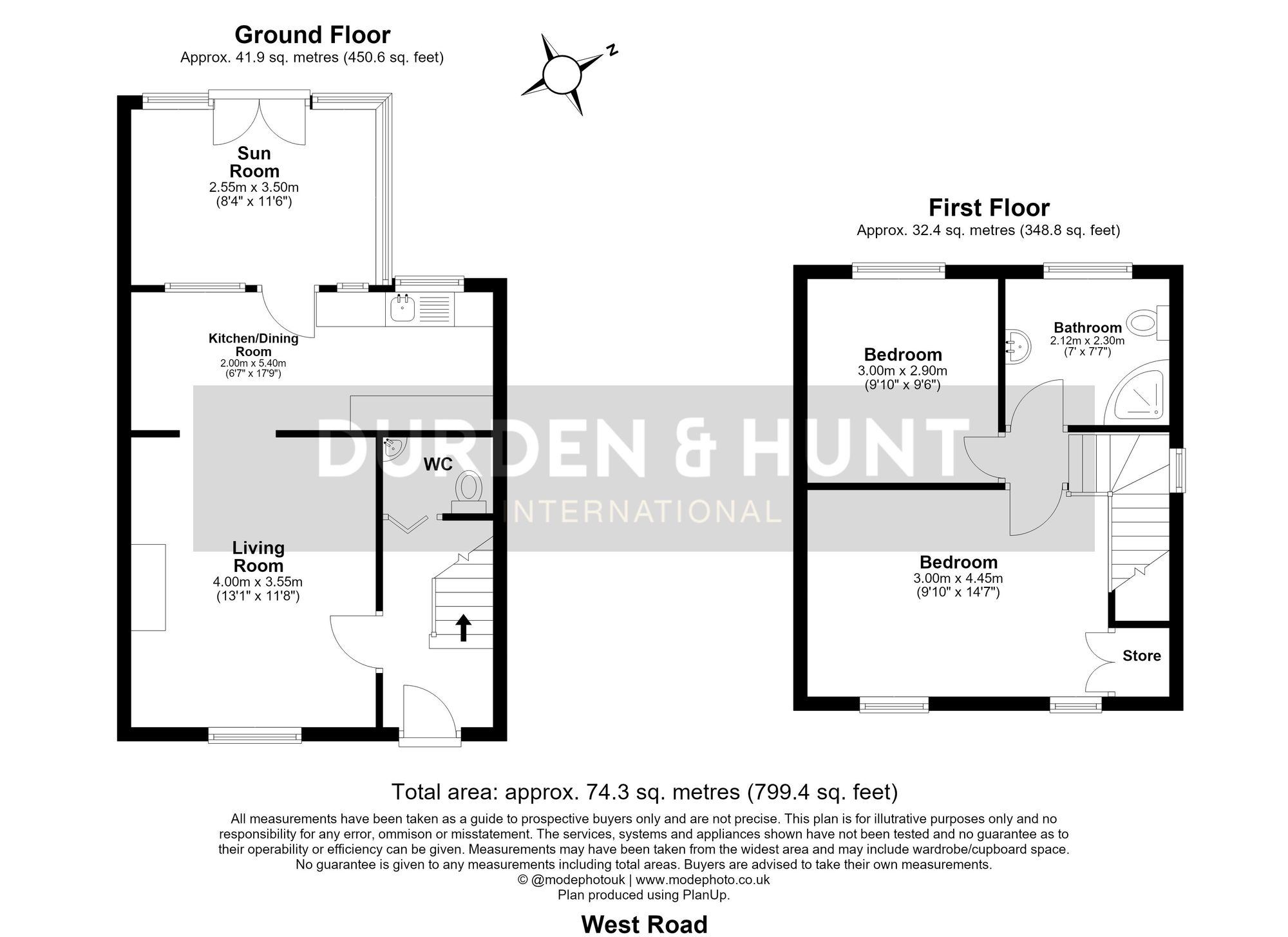 58 West Road, Romford floorplan