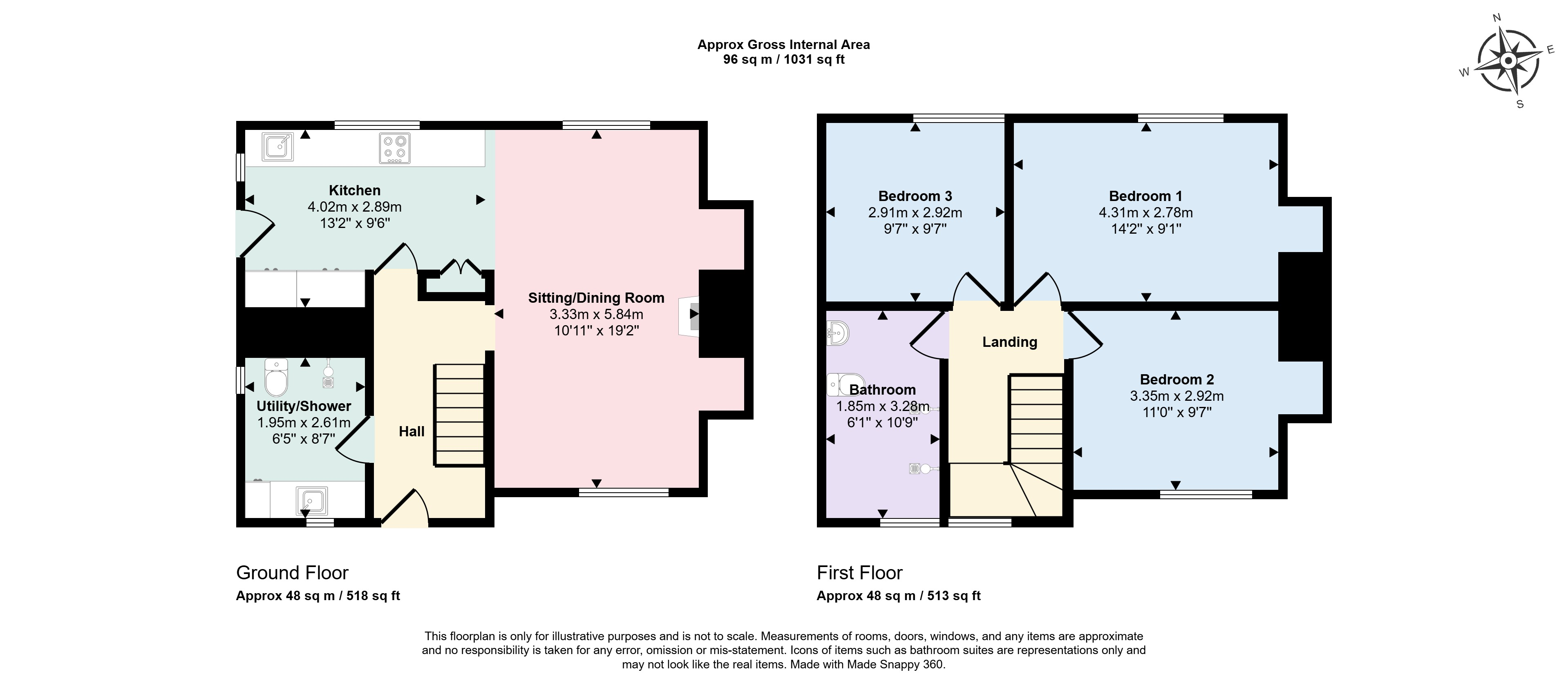 213, Haycombe Drive, Bath floorplan