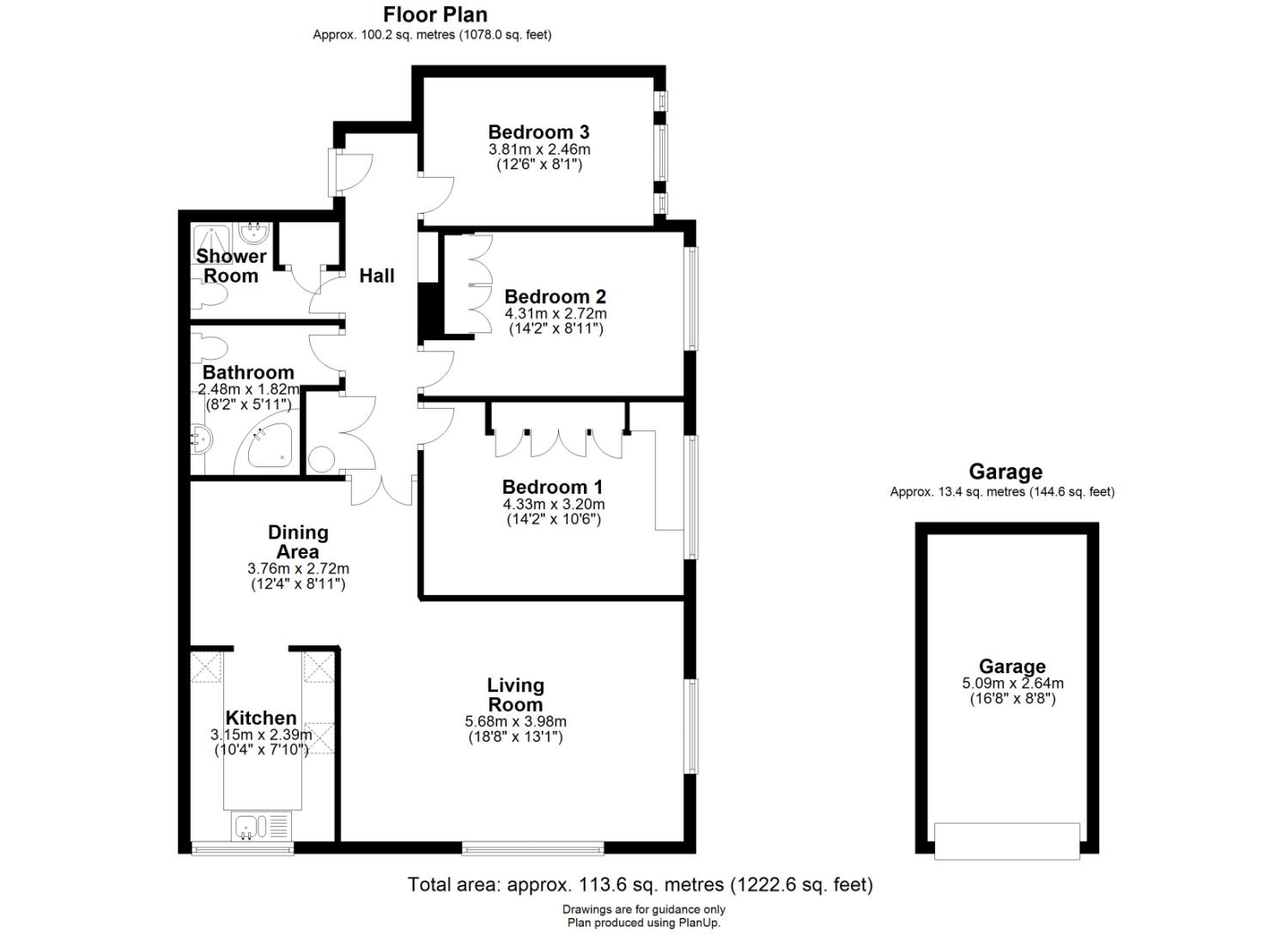 3 Bedrooms Maisonette for sale in Cambridge, Cambridgeshire CB3