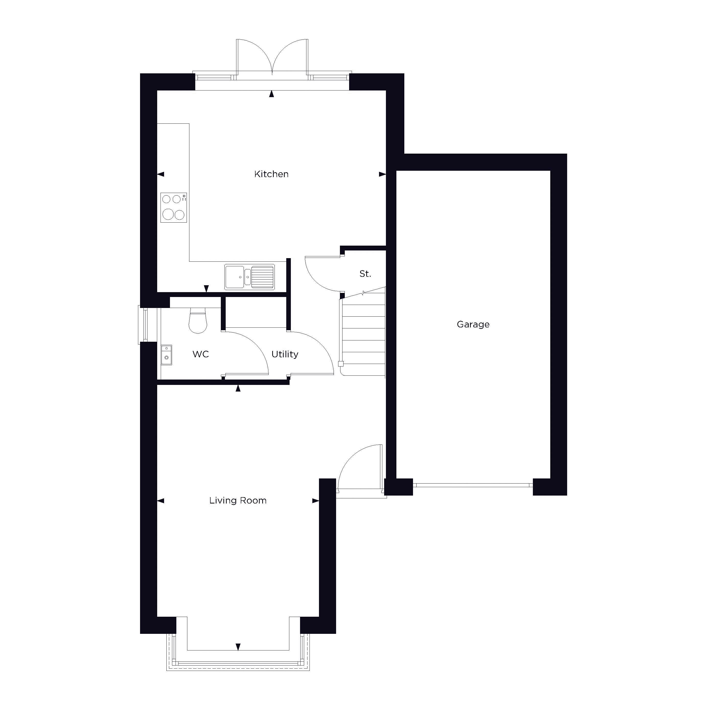 The Alderley, Thirsk Road, Yarm floorplan